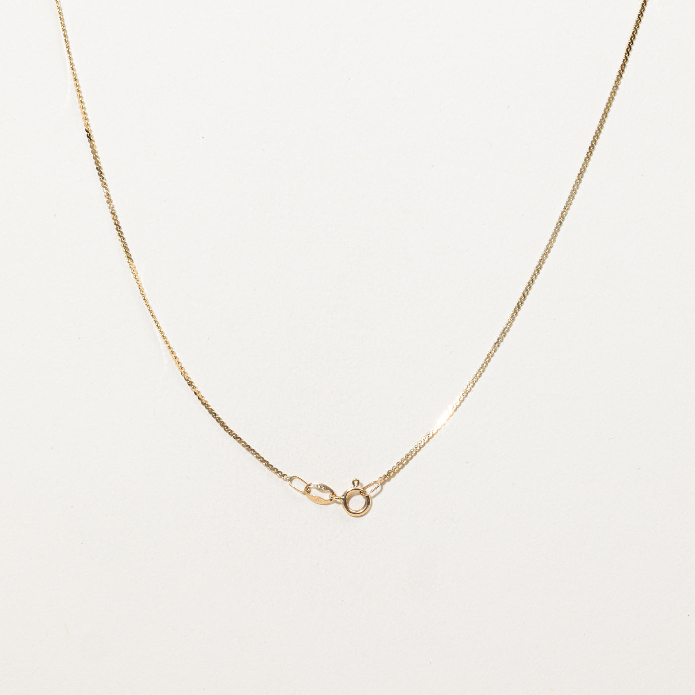 14K Sapphire & Diamond Chevron Pendant Necklace | 15"