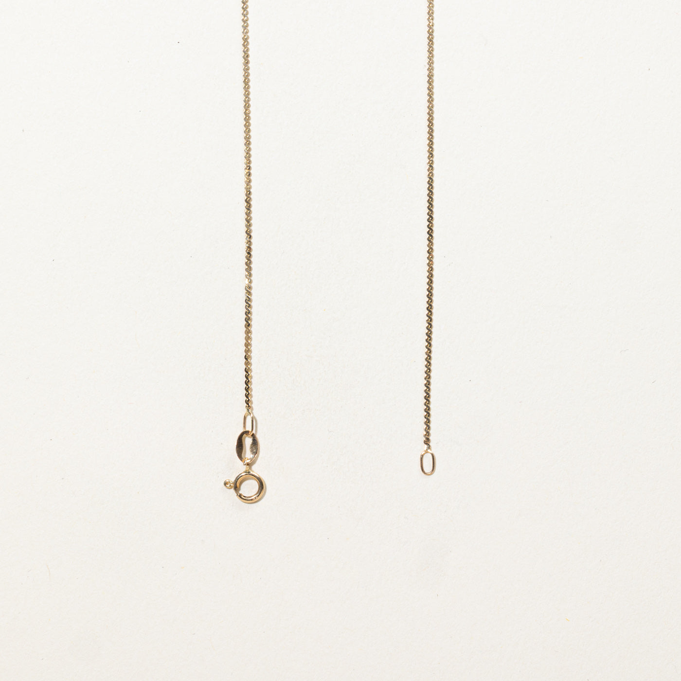 14K Sapphire & Diamond Chevron Pendant Necklace | 15"