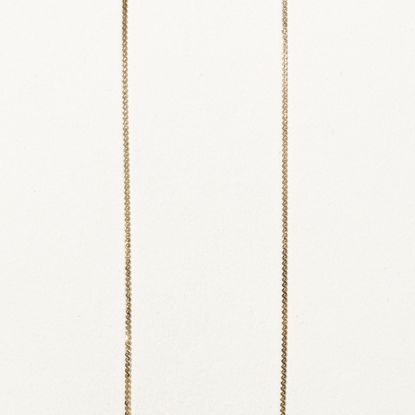 14K Sapphire & Diamond Chevron Pendant Necklace | 15"