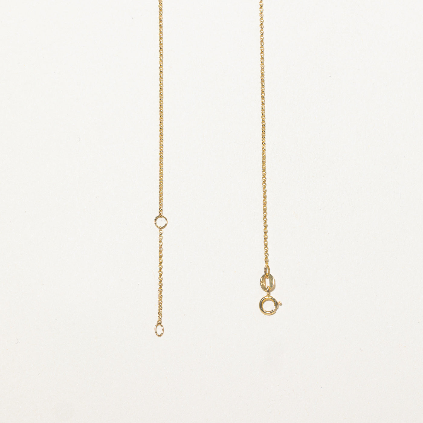 14K Single Diamond Bar Pendant Necklace | 17"
