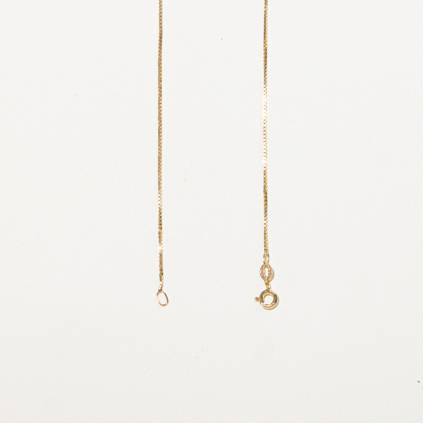 14K Three Stone Diamond Bar Pendant Necklace | 18"