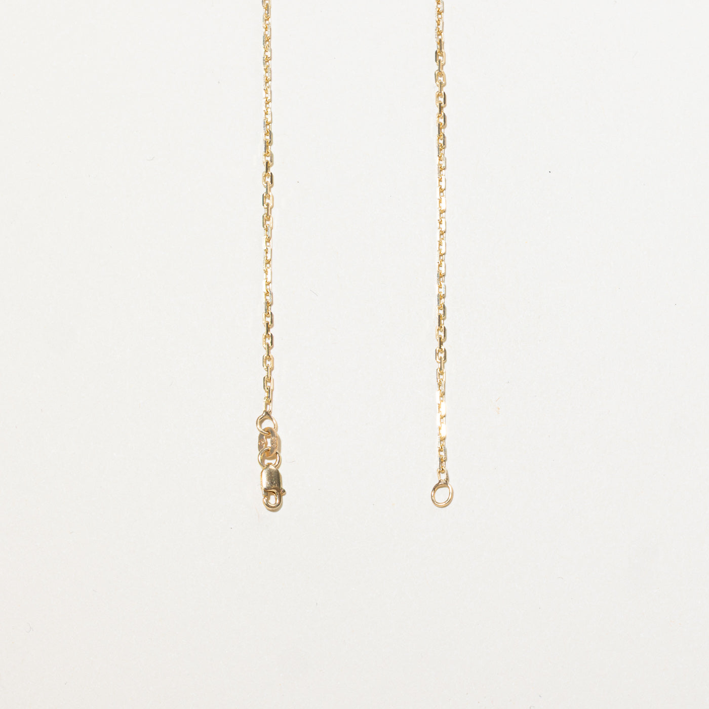 10K Diamond Twist Cross Pendant Necklace | 16"