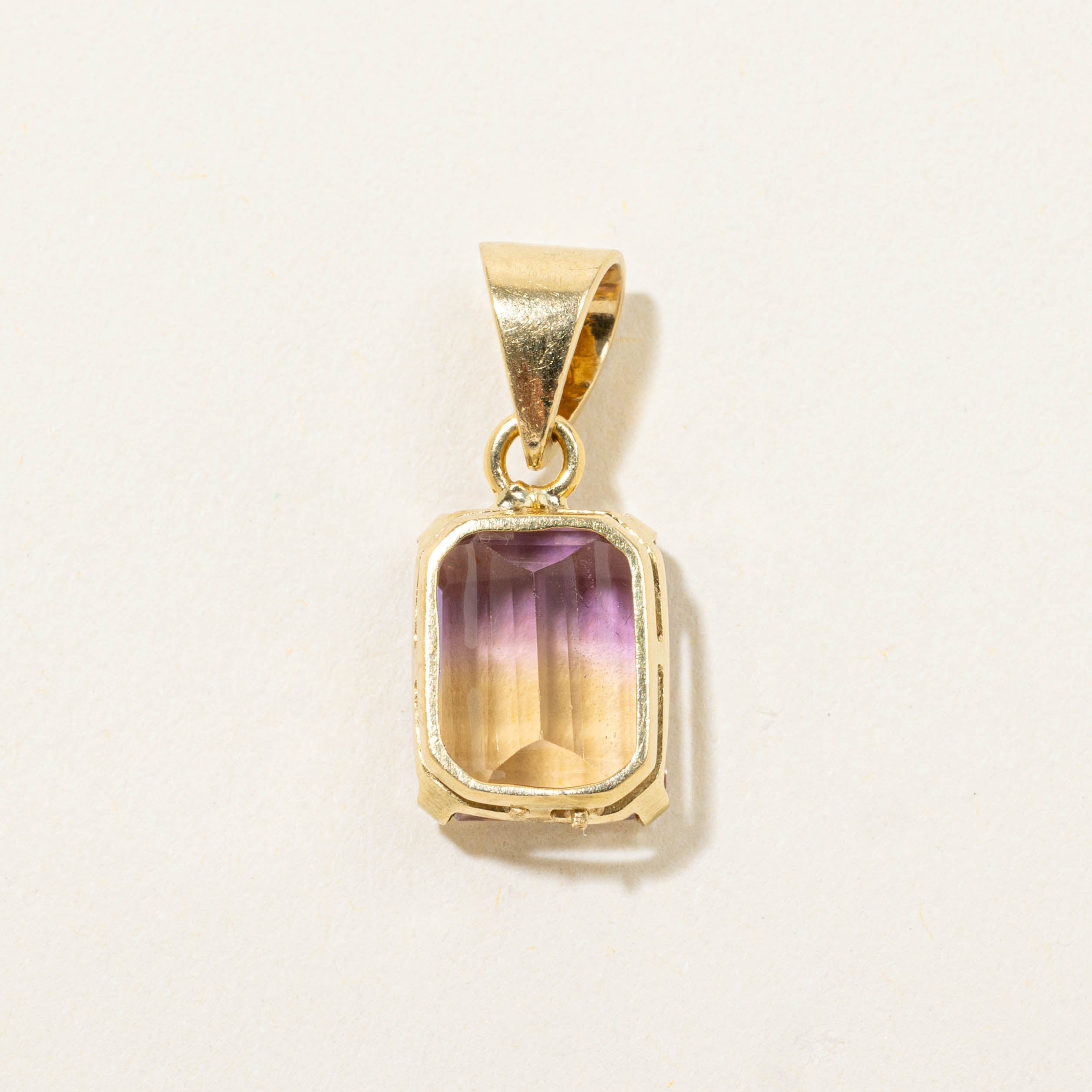 18k Solitaire Ametrine Pendant | 4.50ct