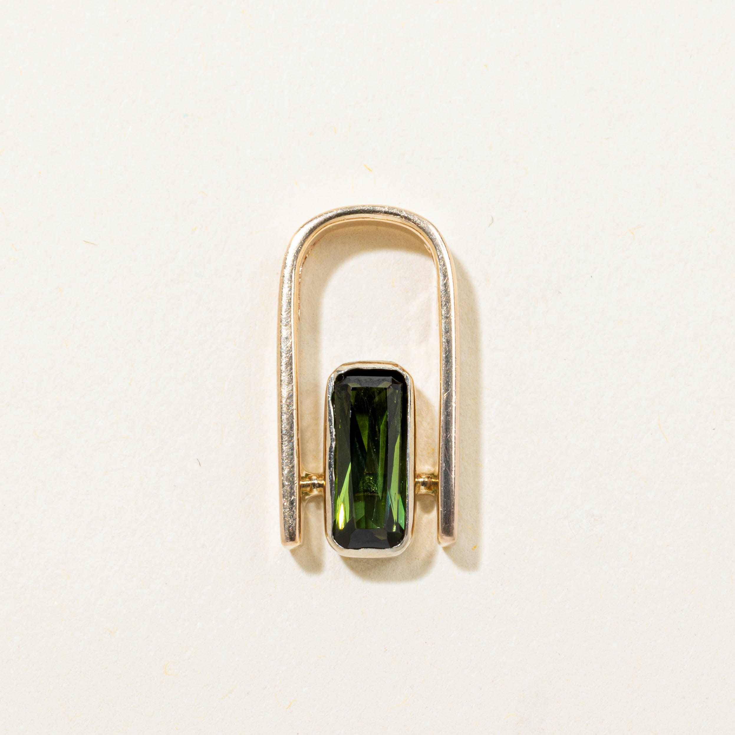 14k Tourmaline Geometric Pendant | 0.60ct