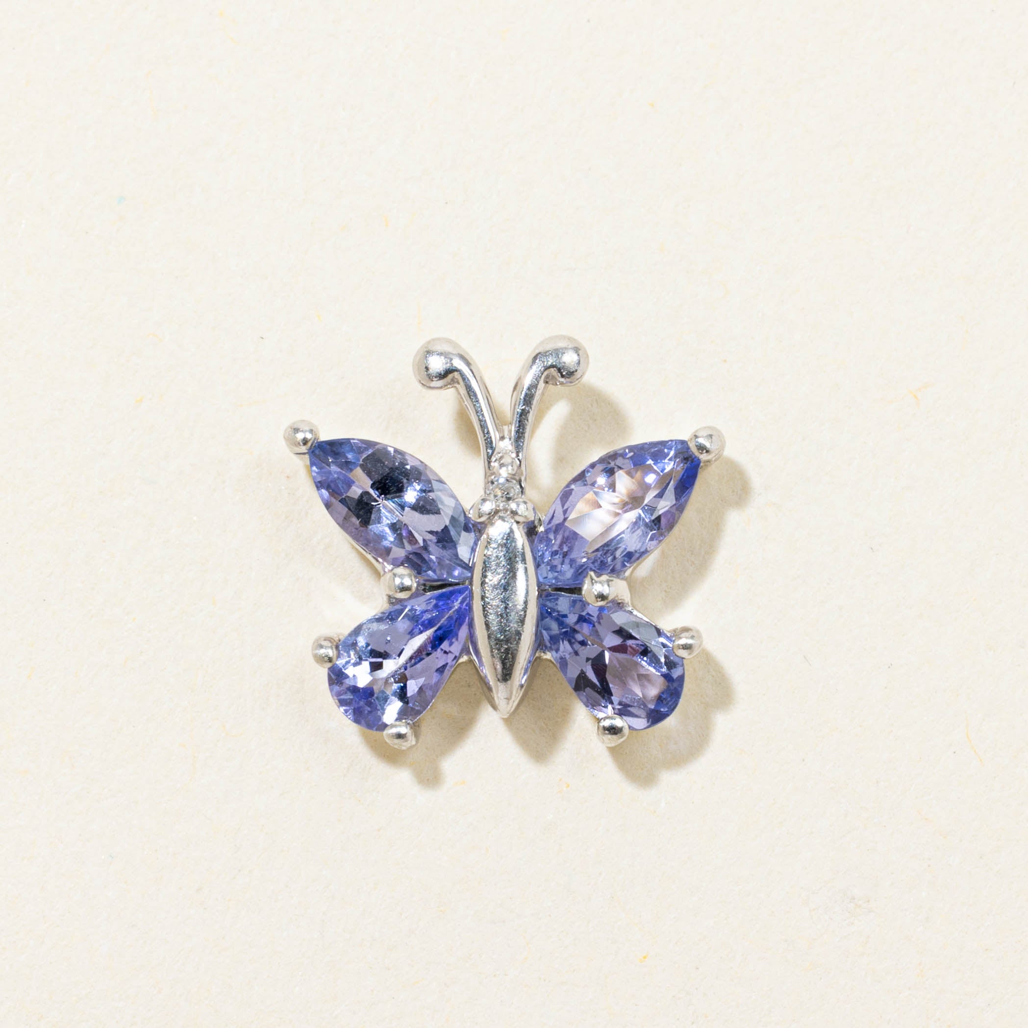 10k Tanzanite Butterfly Pendant | 0.60ctw