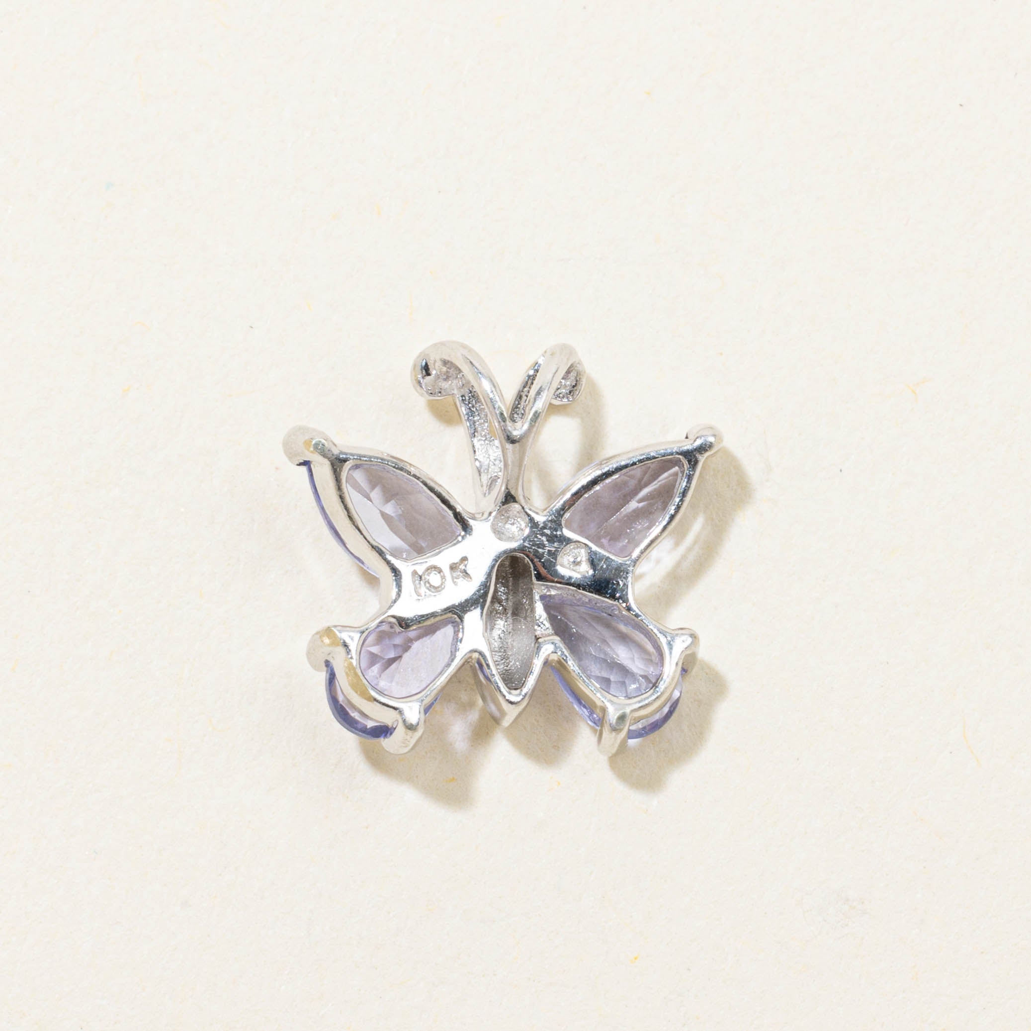 10k Tanzanite Butterfly Pendant | 0.60ctw