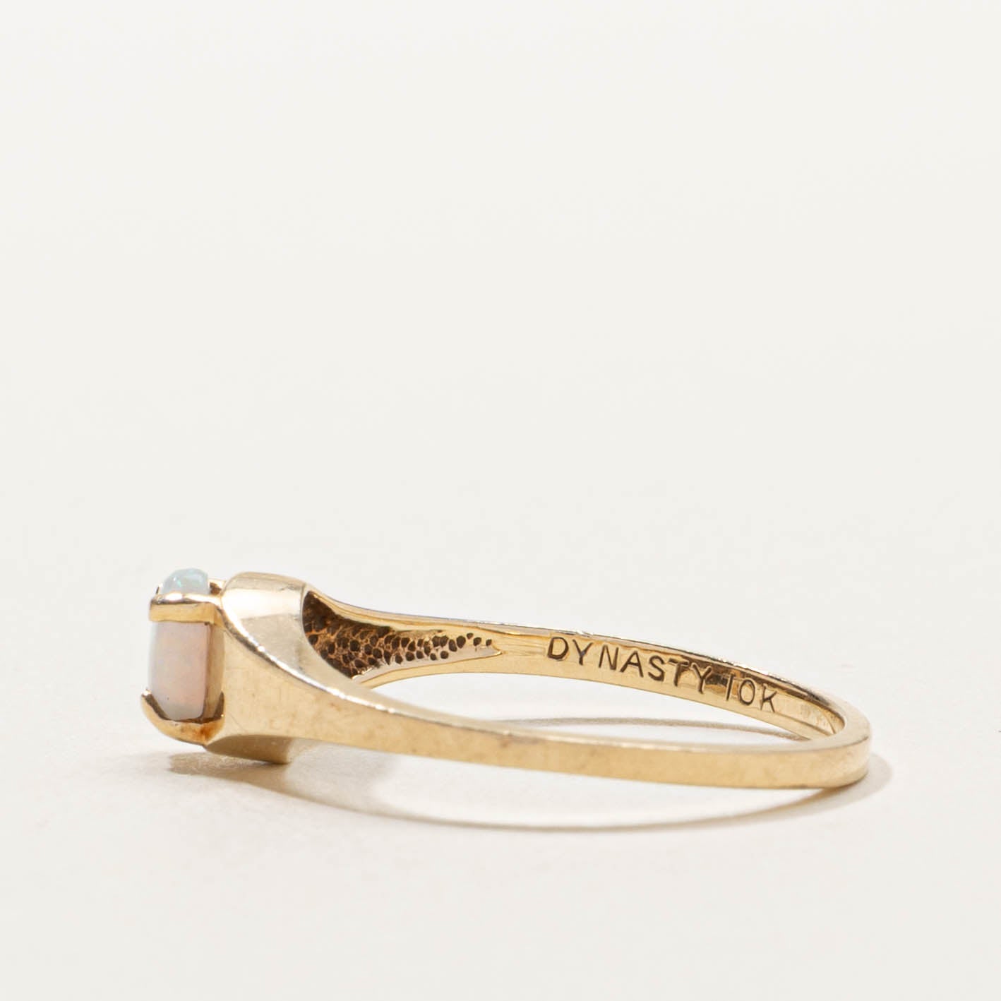 10k Solitaire Opal Ring | SZ 6