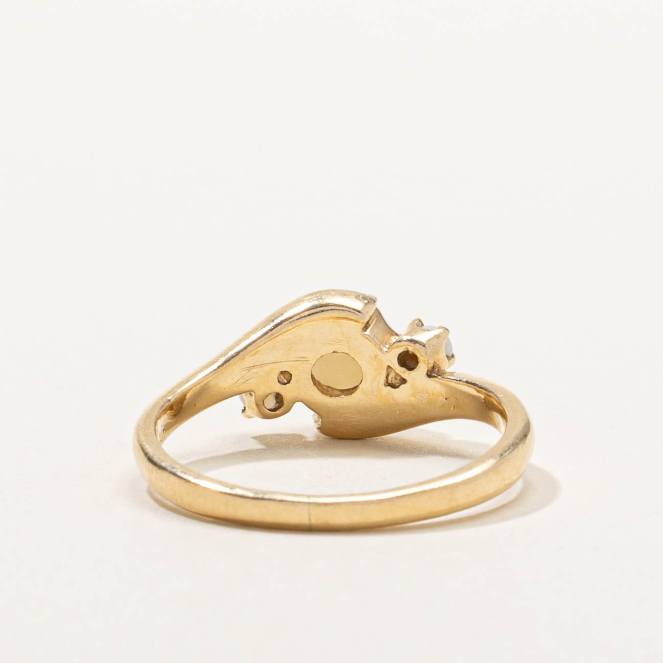 14k Opal Bypass Ring | SZ 6