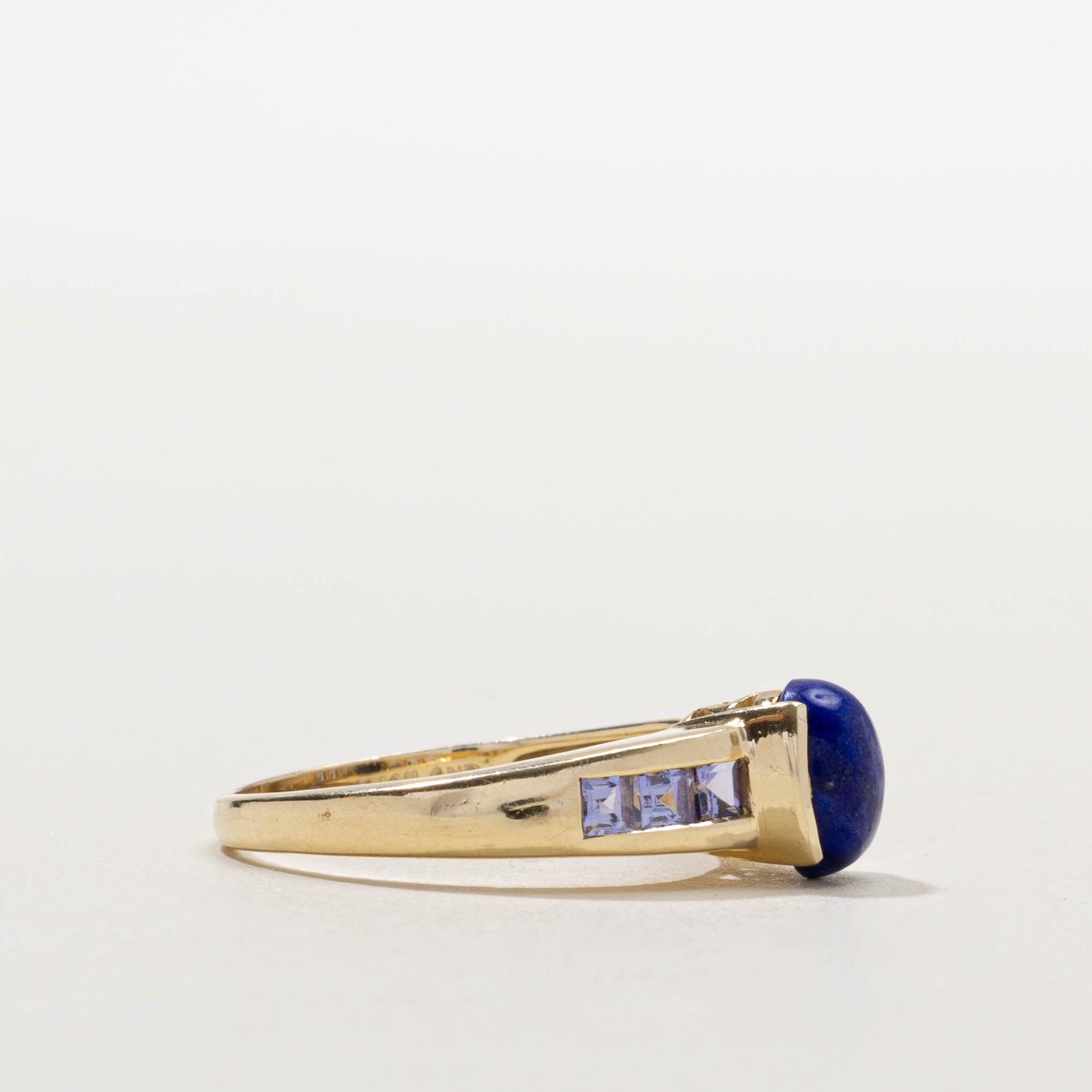 14k Lapis & Tanzanite Accented Ring | 1.90ctw | SZ 9.25