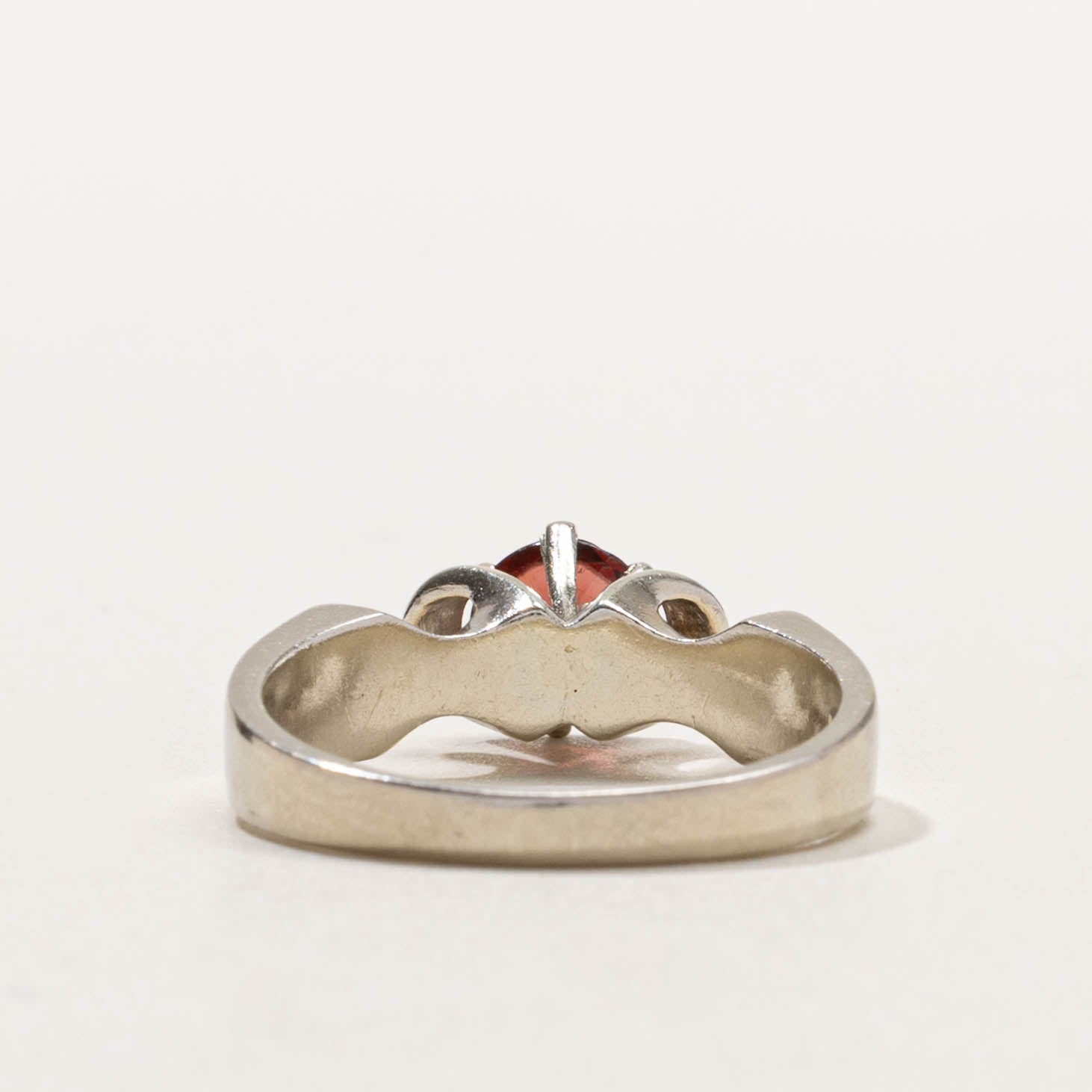14k High Set Solitaire Garnet Ring | 0.75ct | SZ 6