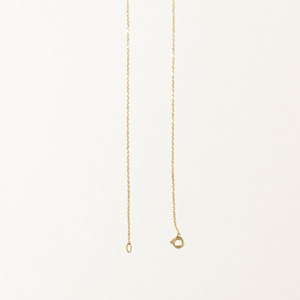 18k Yellow Gold Cable Link Chain | 0.65mm | 18"