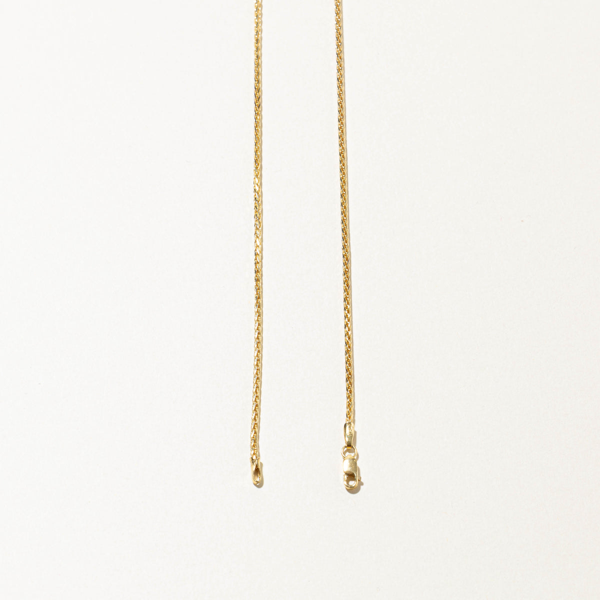 10k Yellow Gold Wheat Chain | 1.60mm | 18"