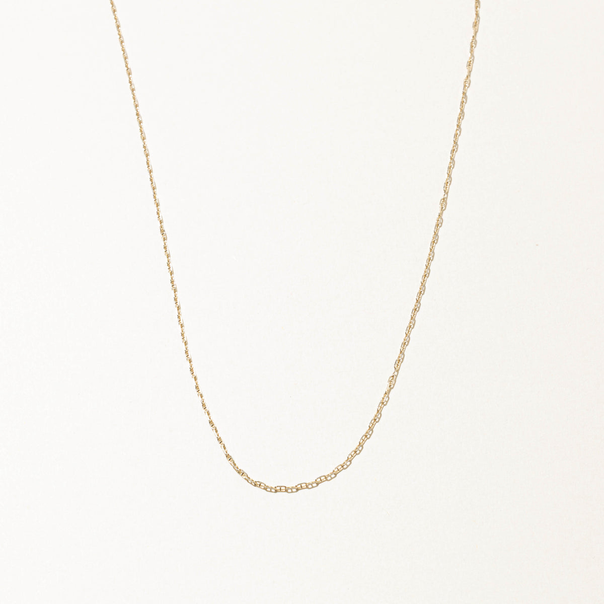 10k Yellow Gold Thin Anchor Chain | 1.45mm | 18.5"