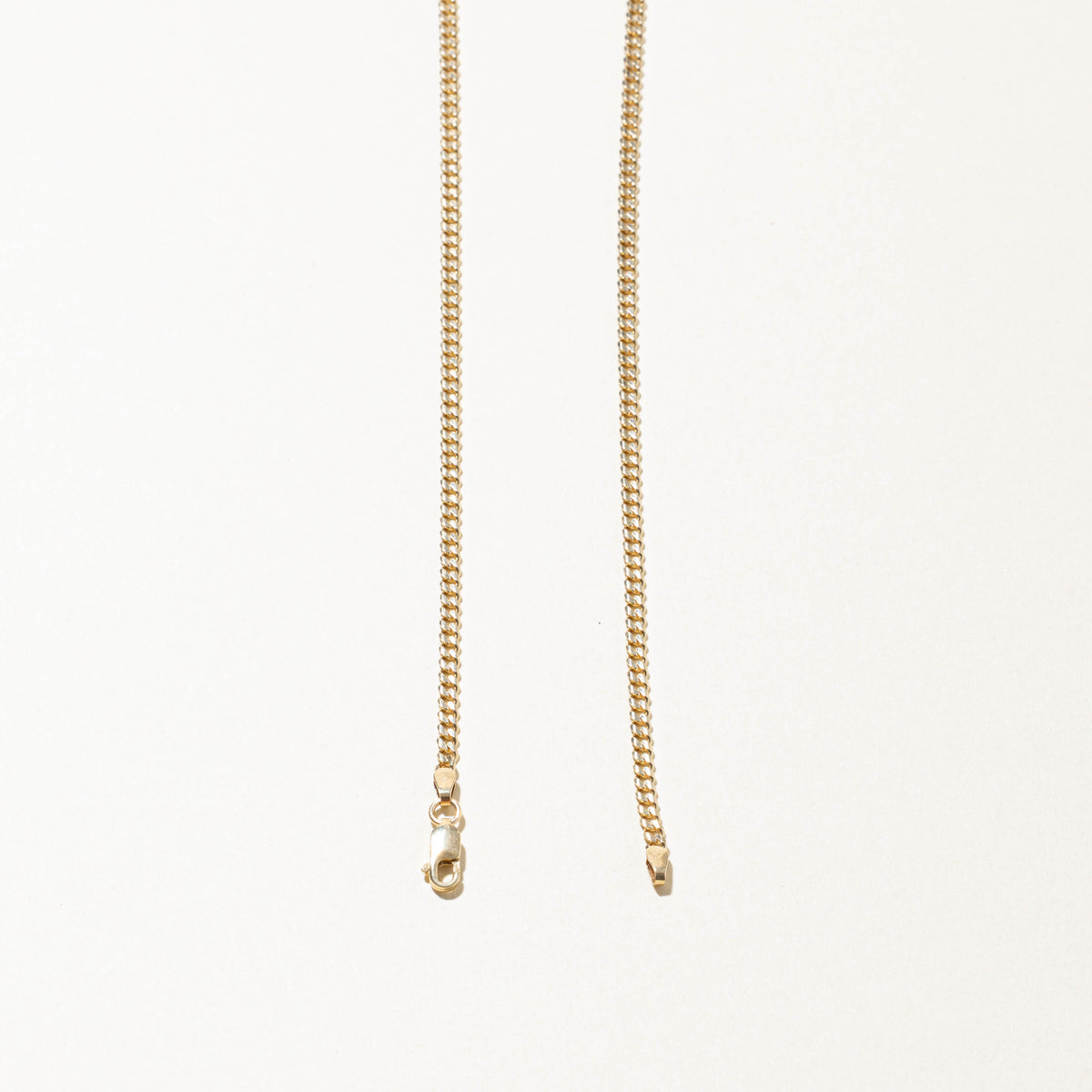 14k Yellow Gold Curb Link Chain | 2.75mm | 22"