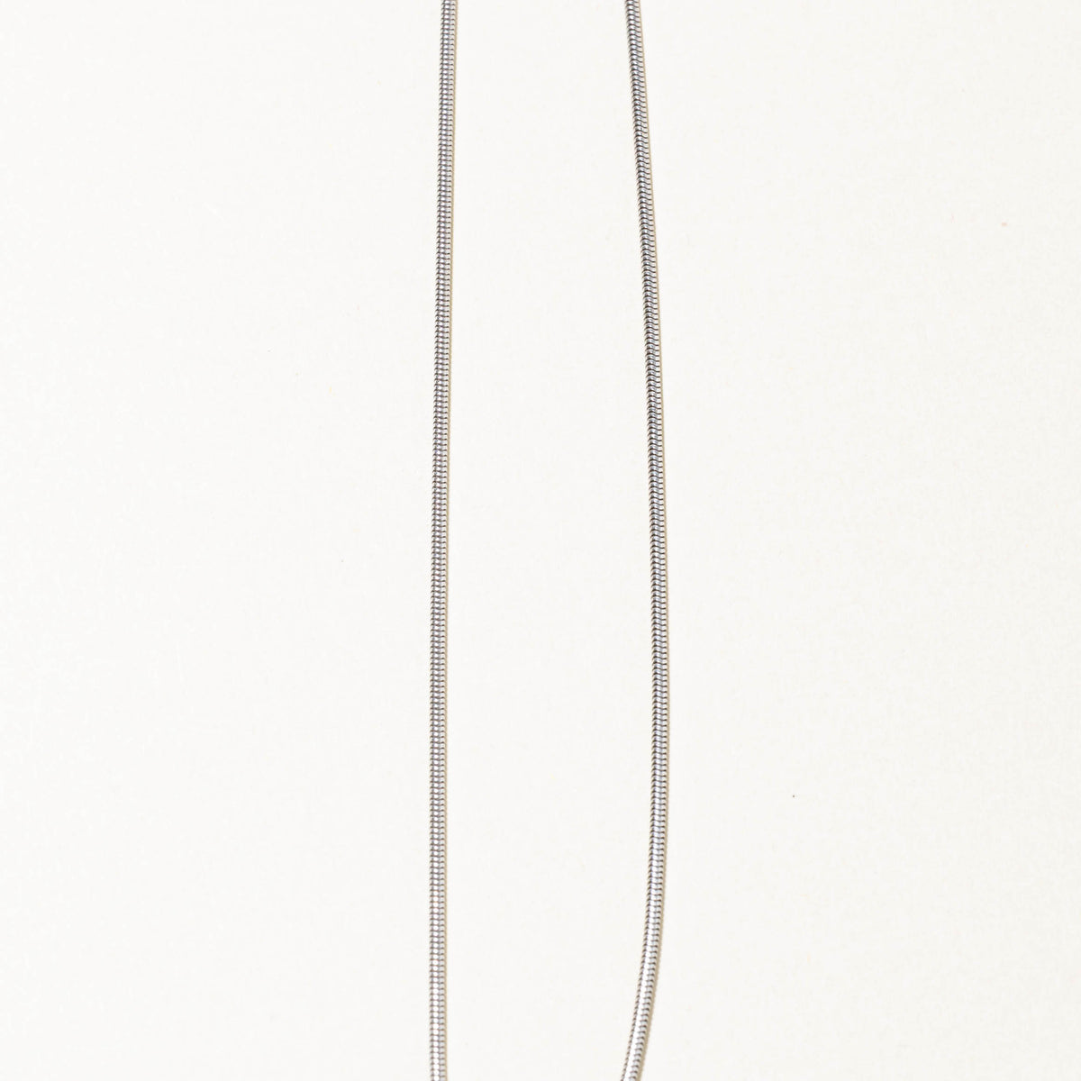 14k White Gold Snake Chain | 1.4mm | 15"