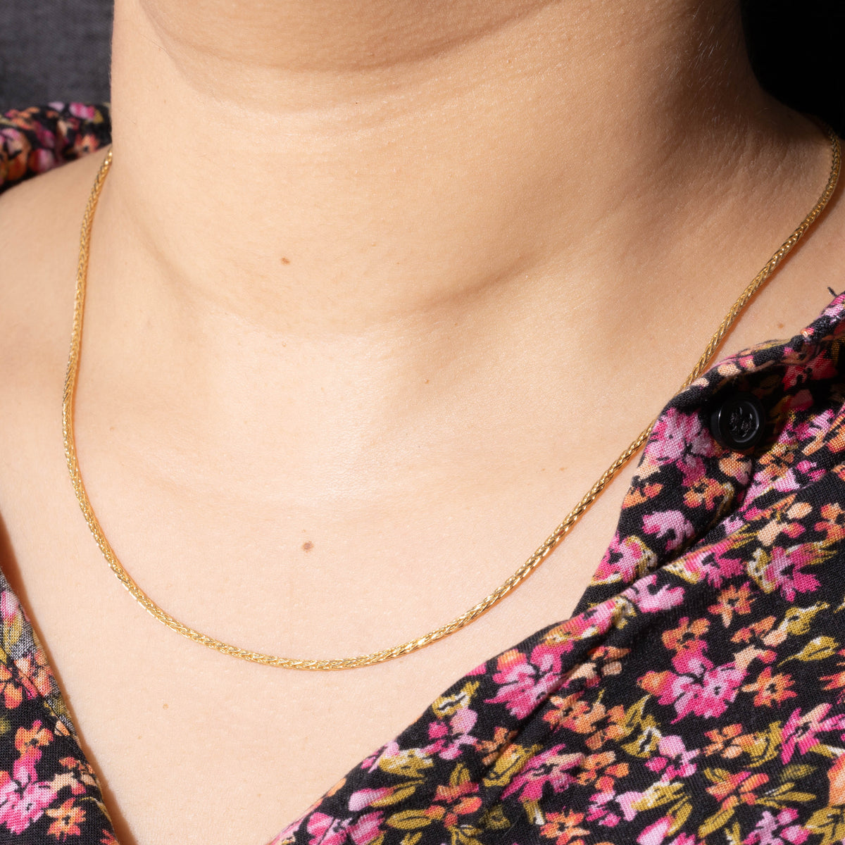 10k Yellow Gold Wheat Chain | 1.60mm | 18"