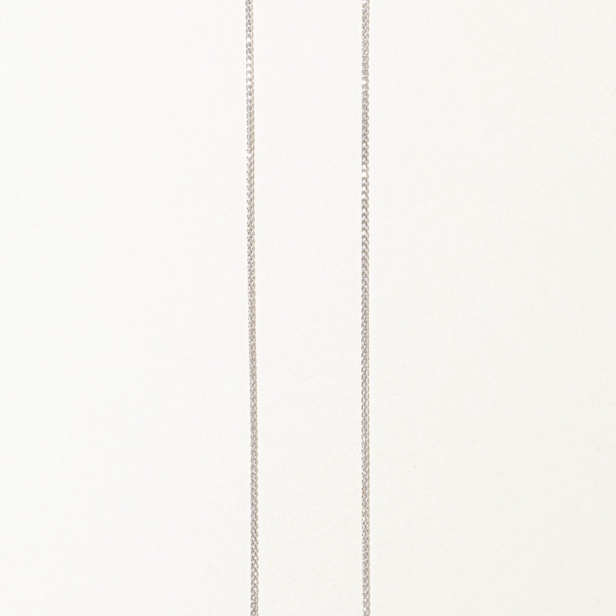 18k White Gold Wheat Chain | 1.2mm | 16"