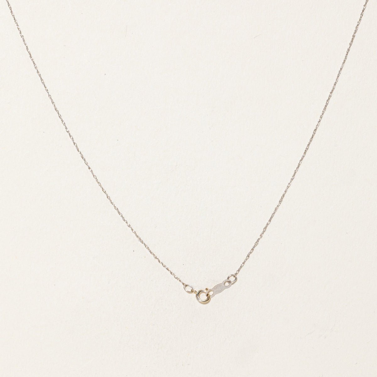 14k Eternity Diamond Heart Pendant Necklace | 17"