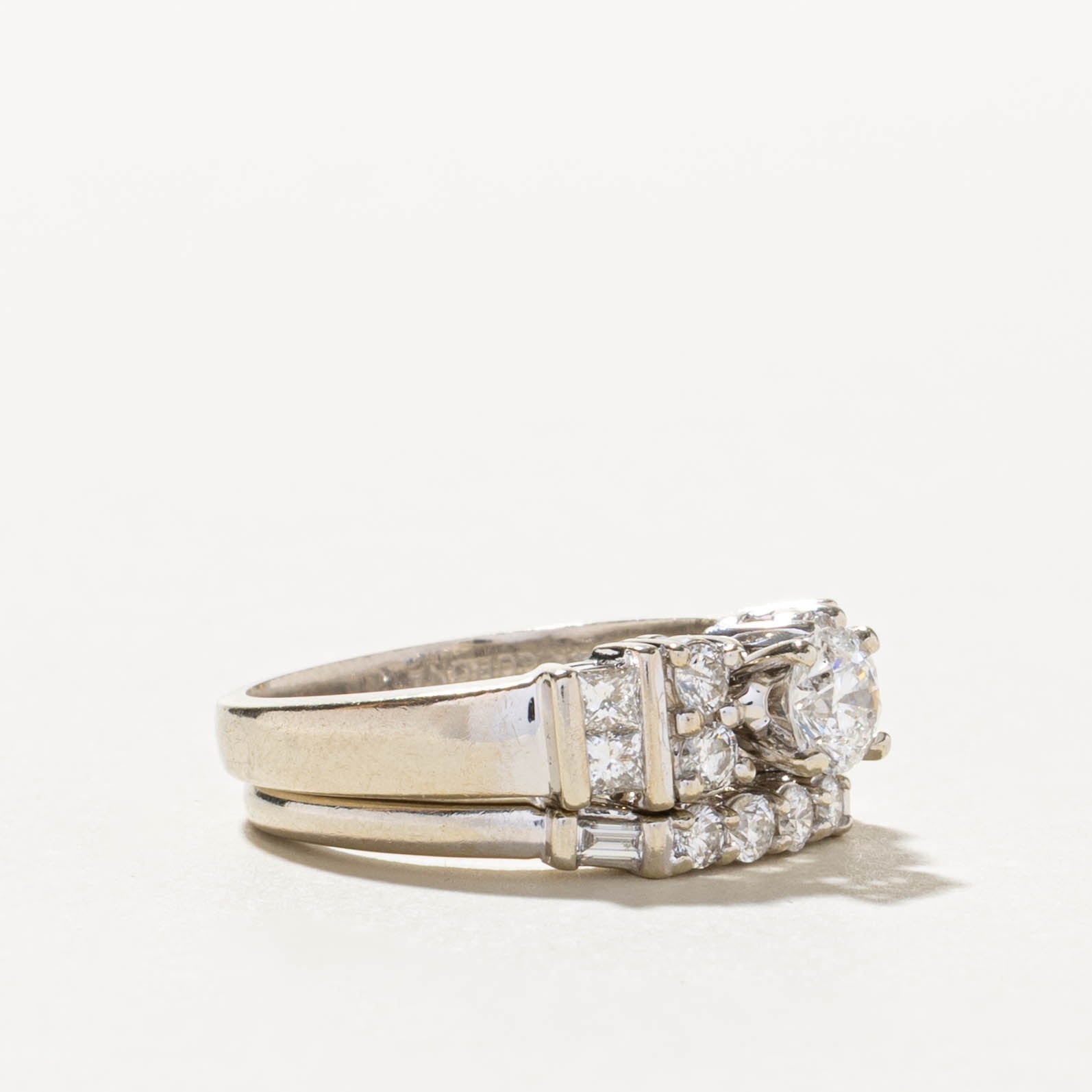 14k Multi Row Diamond Chunky Ring | 1.18ctw | 4.90mm | SZ 6.5