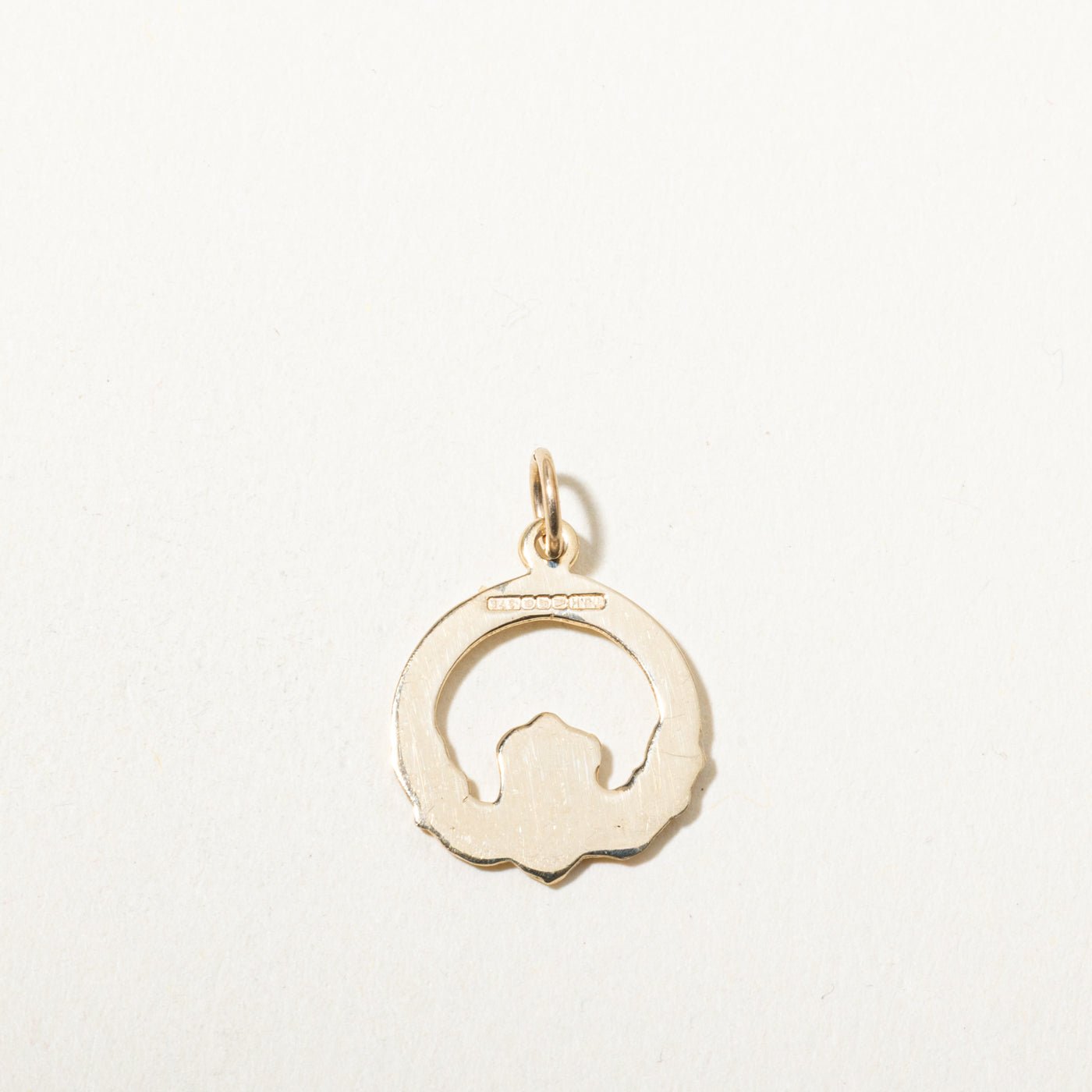 1987 Dublin Yellow Gold Claddagh Charm