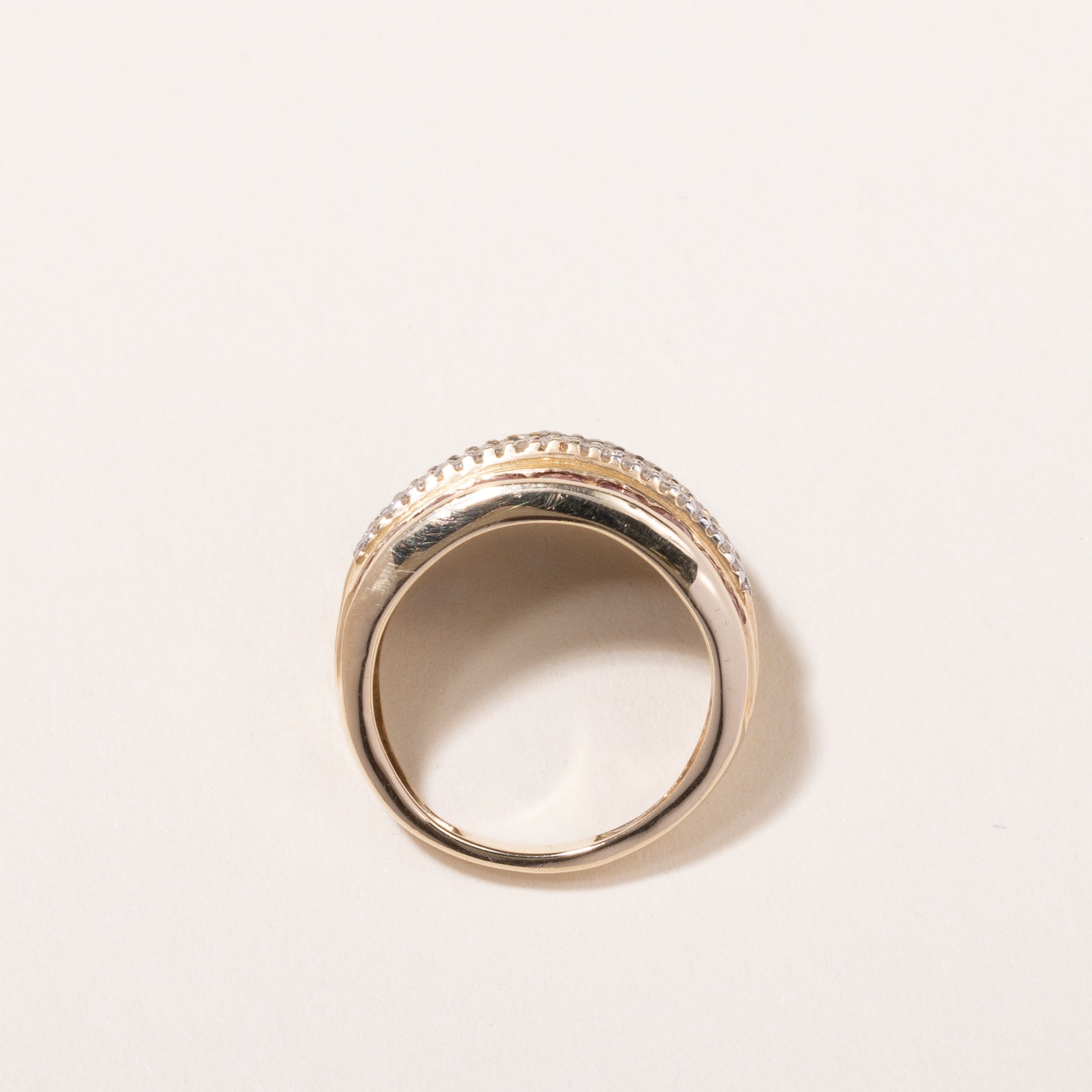 14k Yellow Gold Multi Gem Cocktail Ring | 10.74ctw, 0.15ctw | SZ 6.25