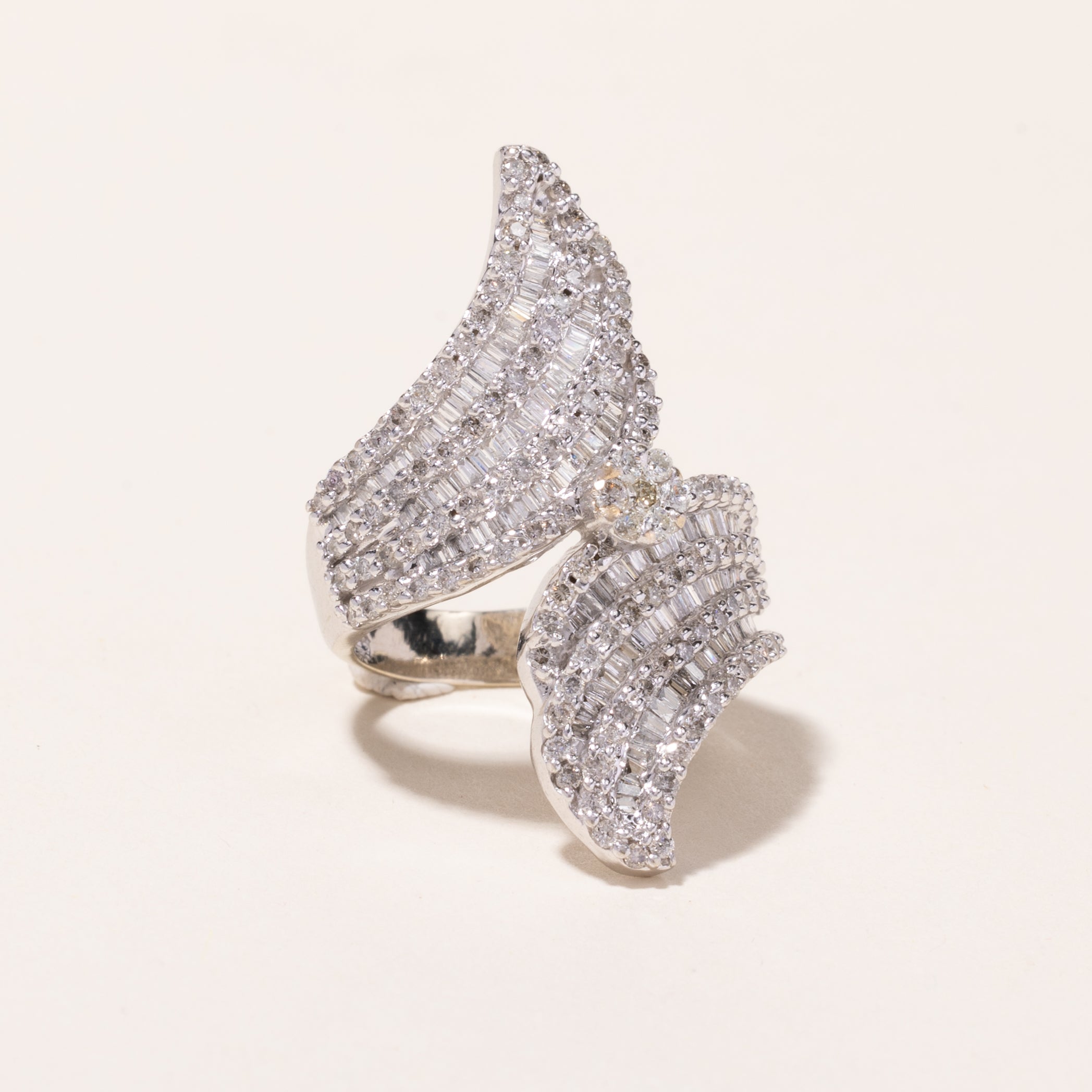 14k White Gold Diamond Ring | 1.98ctw | SZ 7.5