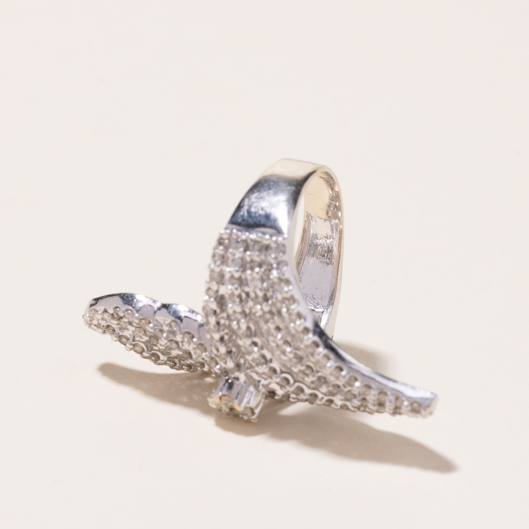 14k White Gold Diamond Ring | 1.98ctw | SZ 7.5