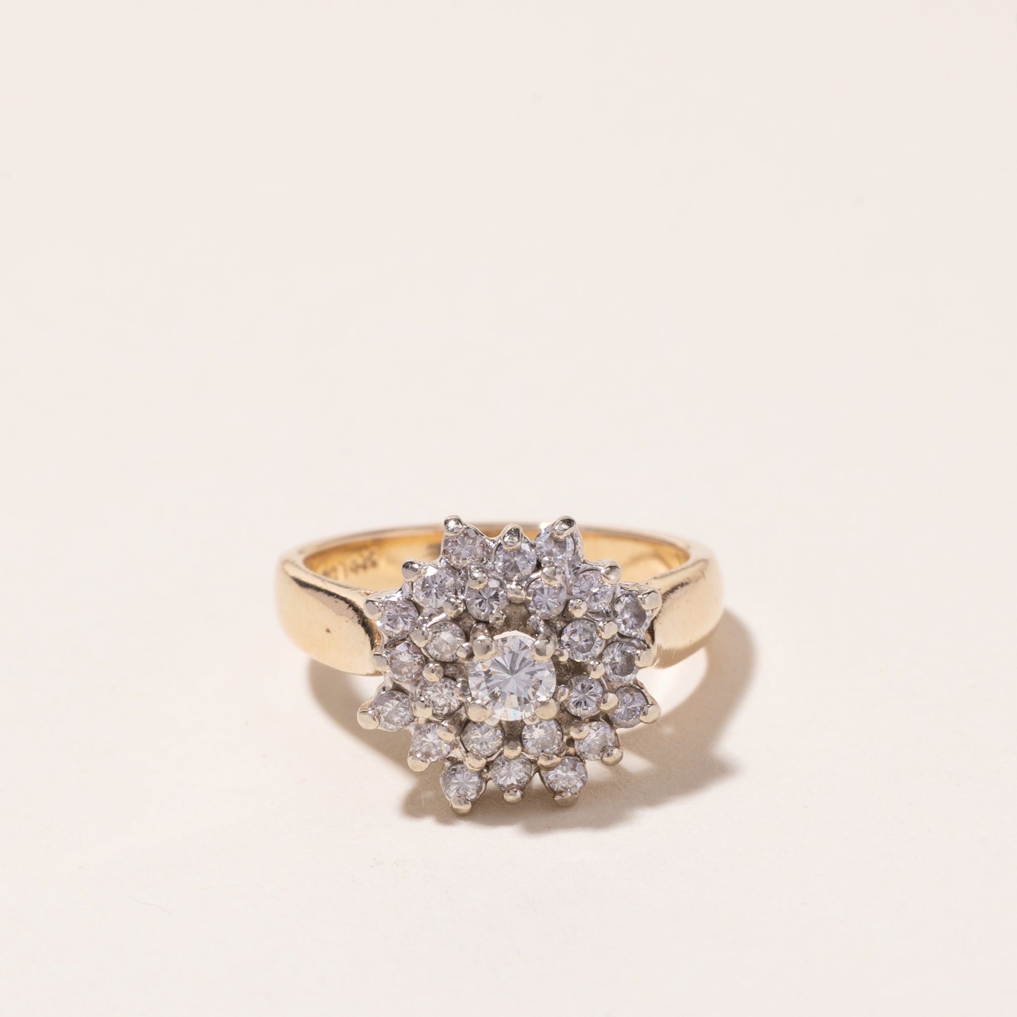 14k Yellow Gold Diamond Ring | 0.65ctw | SZ 6.5