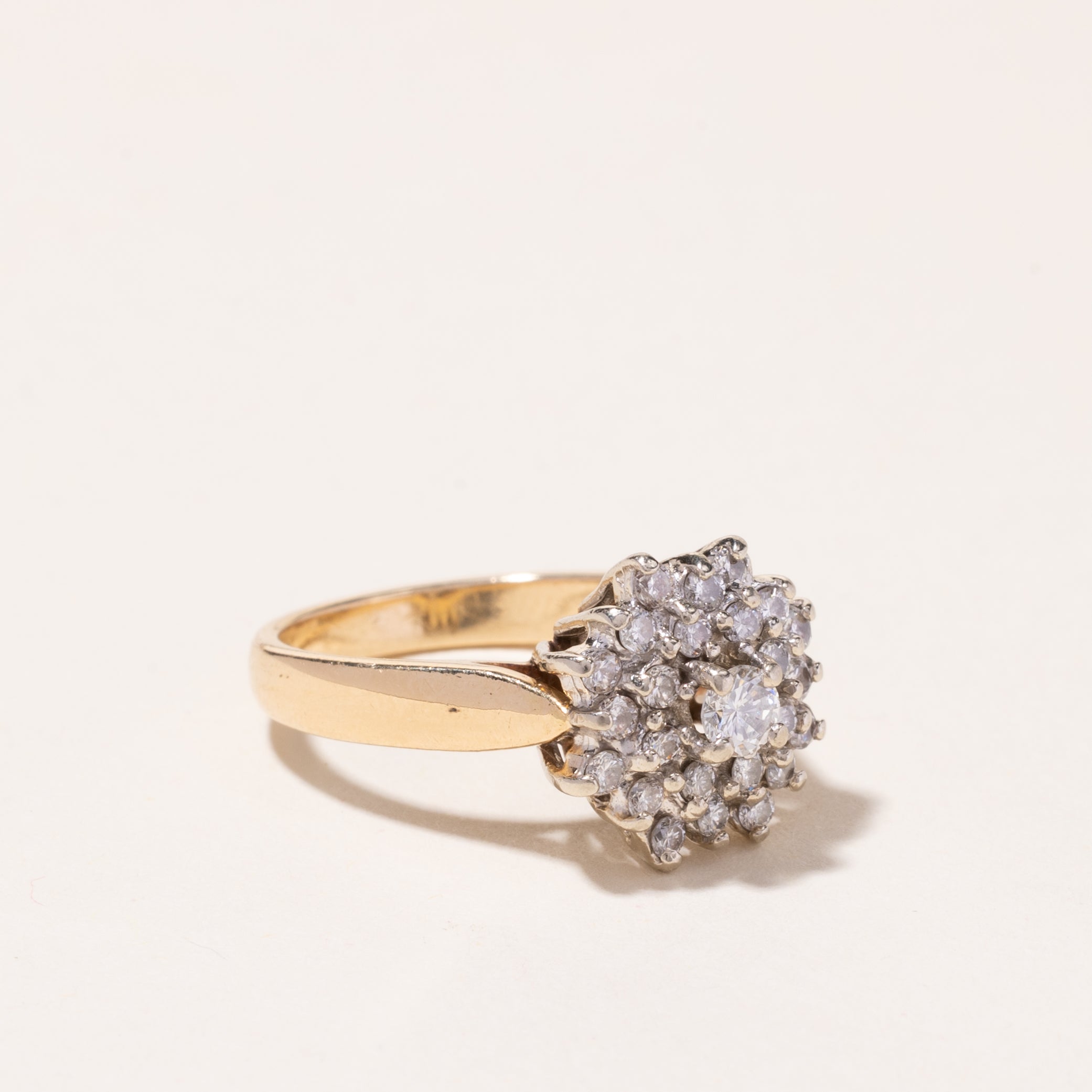 14k Yellow Gold Diamond Ring | 0.65ctw | SZ 6.5