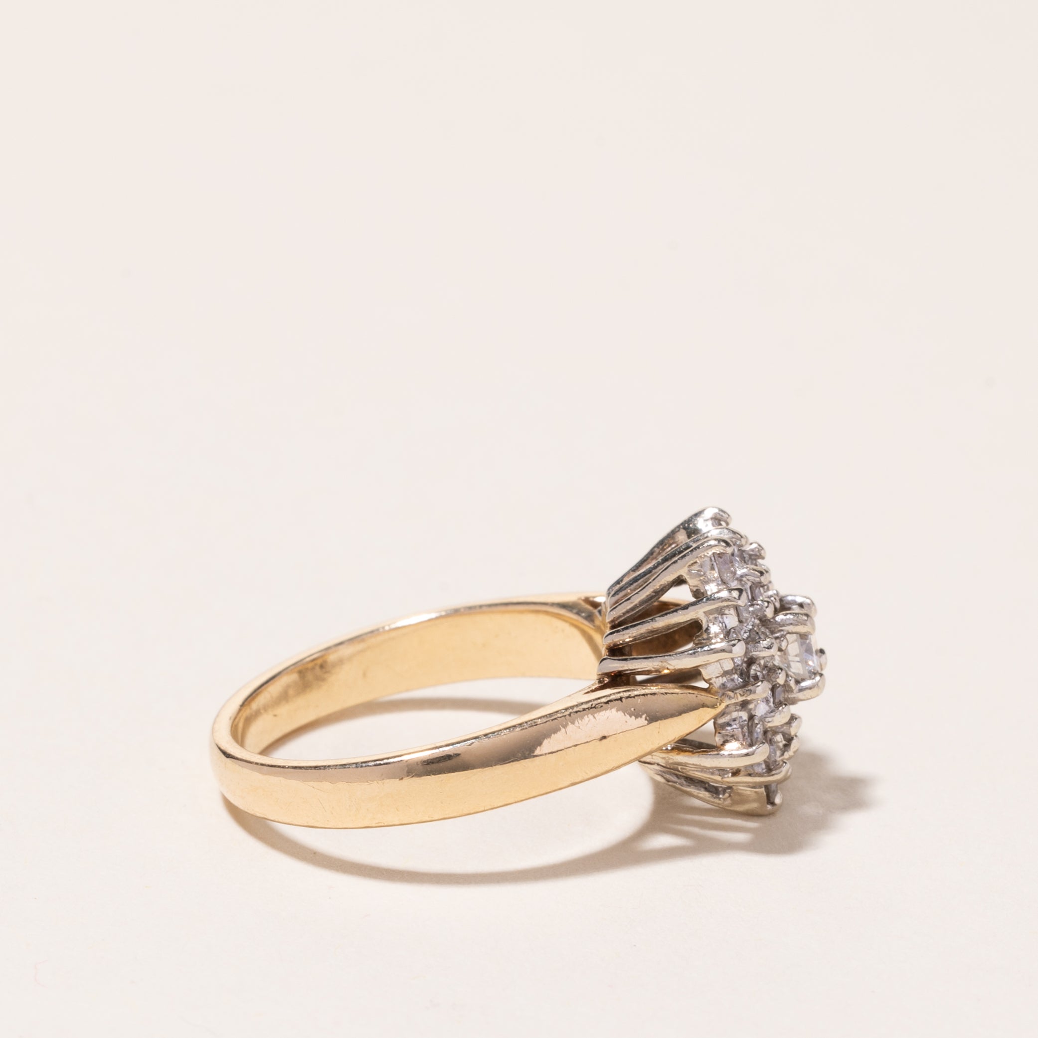 14k Yellow Gold Diamond Ring | 0.65ctw | SZ 6.5