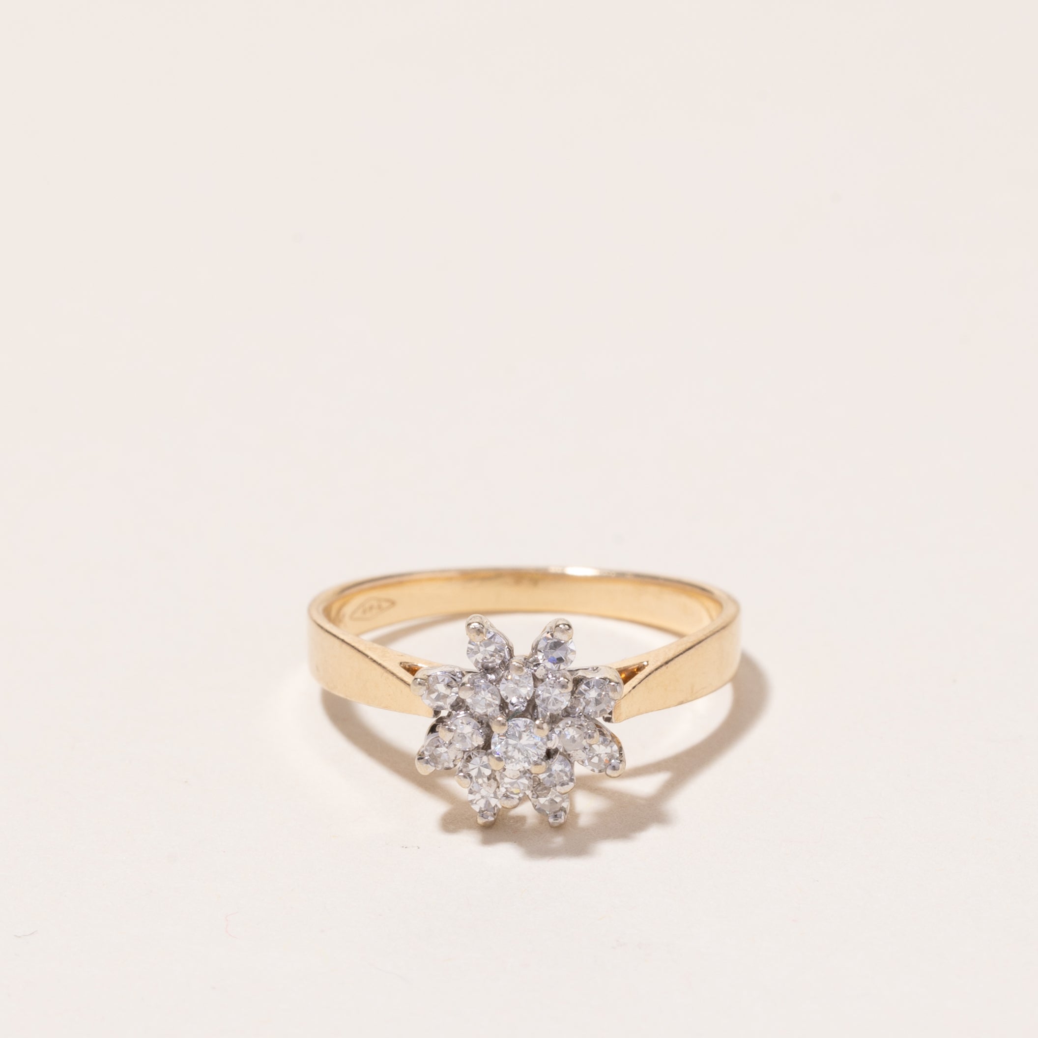 14k Yellow Gold Diamond Ring | 0.33ctw | SZ 7.5
