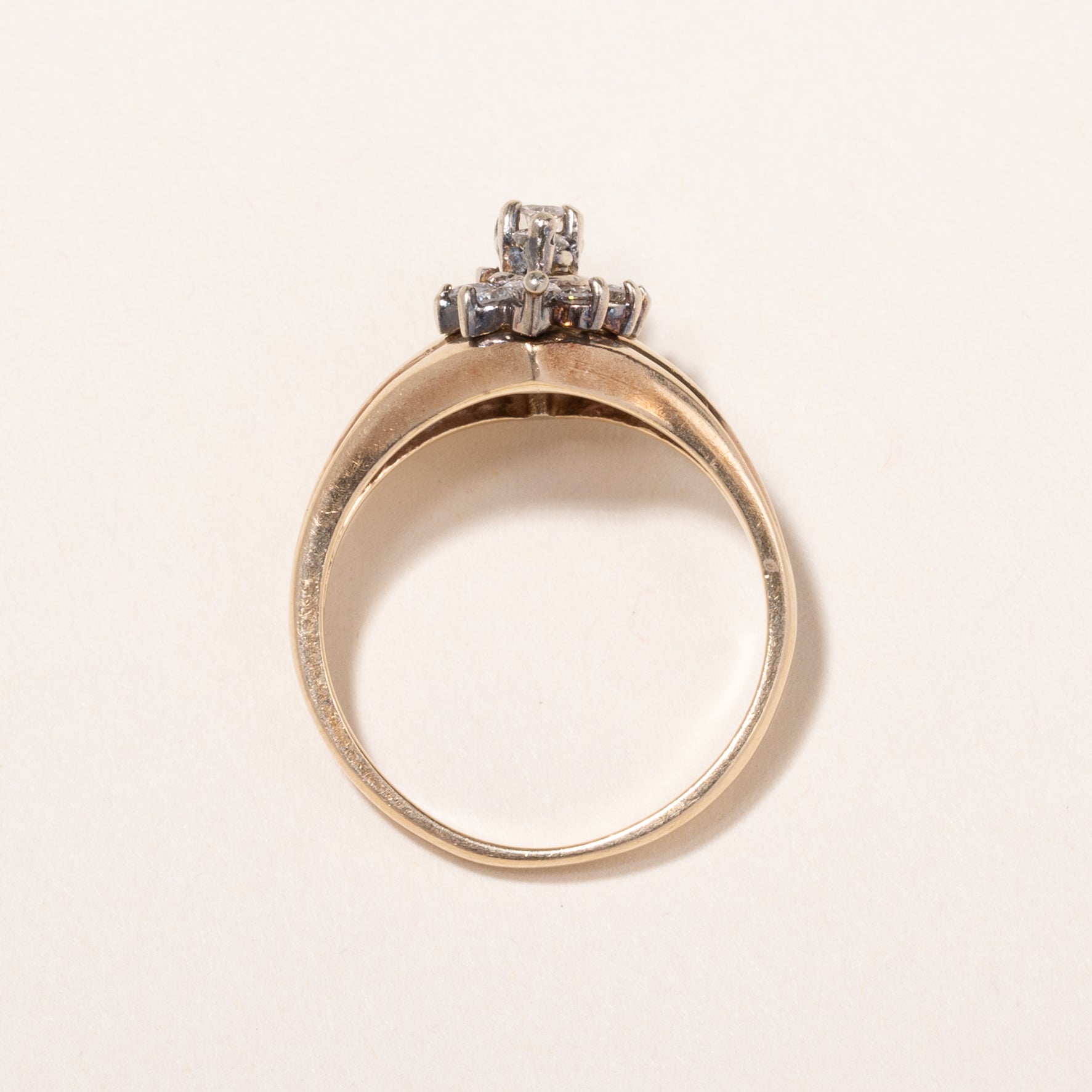 14k Yellow Gold Diamond Ring | 0.72ctw | SZ 8.25