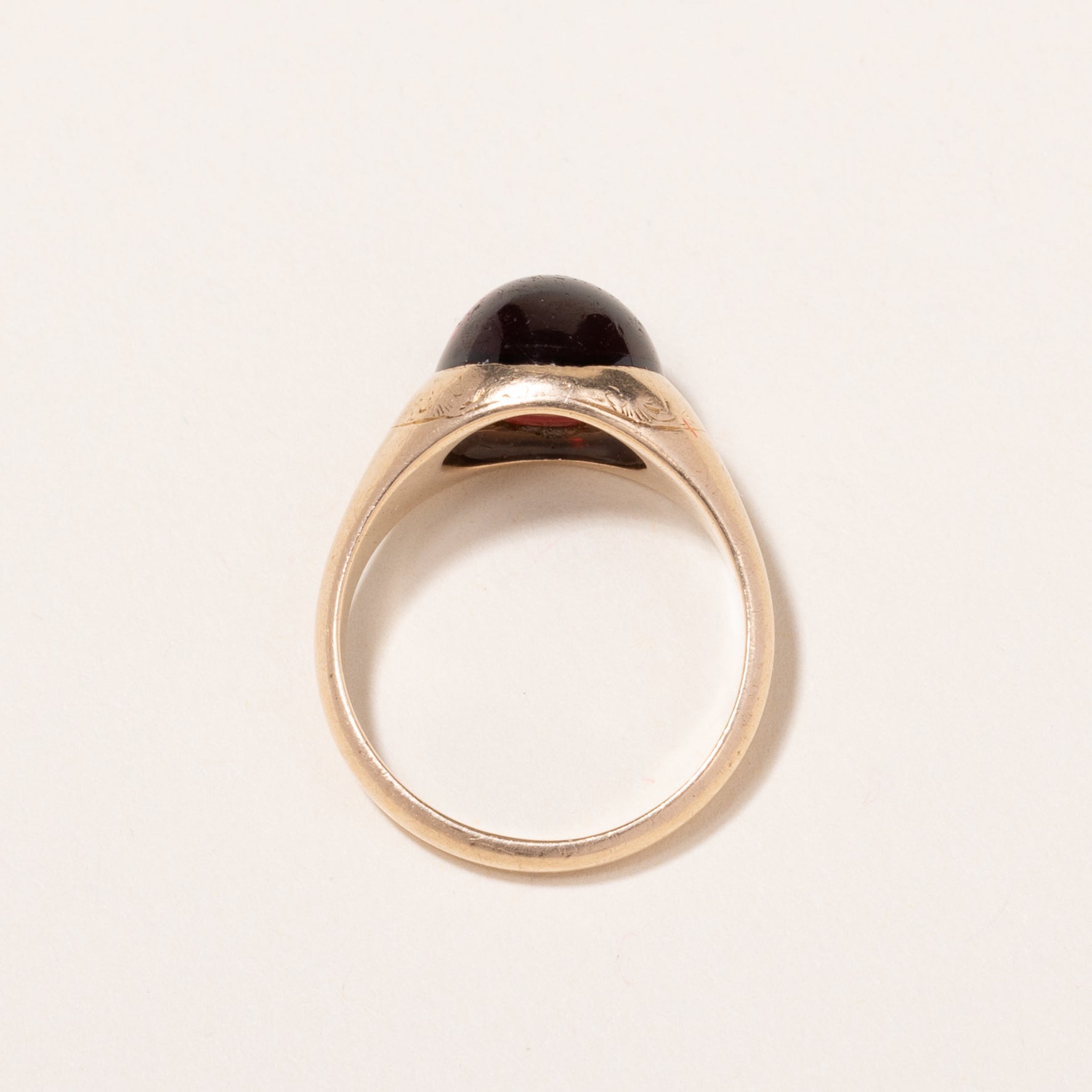 Birks' 14k Yellow Gold Garnet Ring | 6.15ct | SZ 10