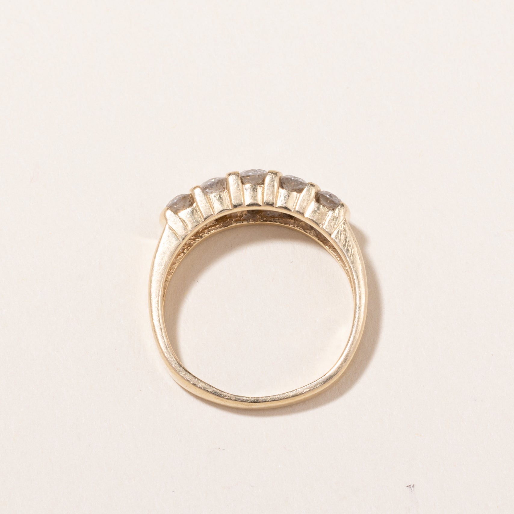 14k Yellow Gold Diamond Ring | 1.01ctw | SZ 5.5