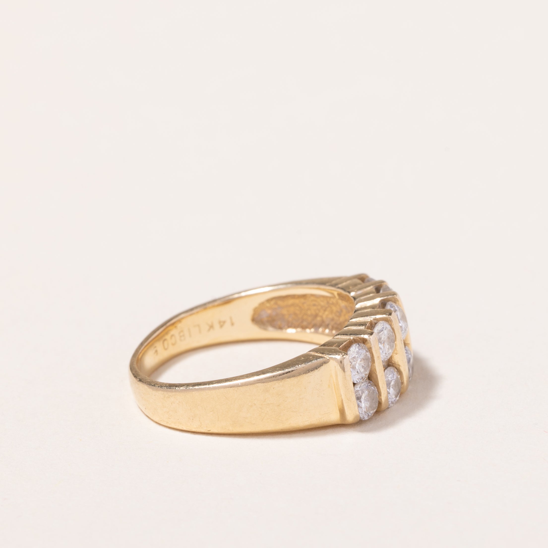 14k Yellow Gold Diamond Ring | 1.01ctw | SZ 5.5