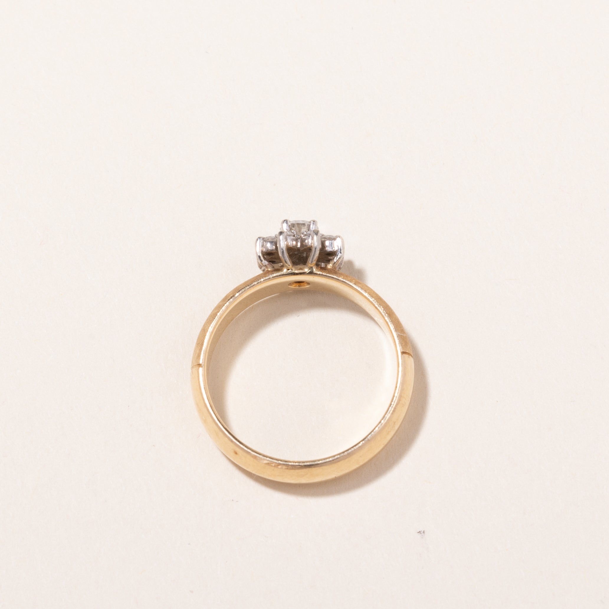 14k Yellow Gold Diamond Ring | 0.27ctw | SZ 6