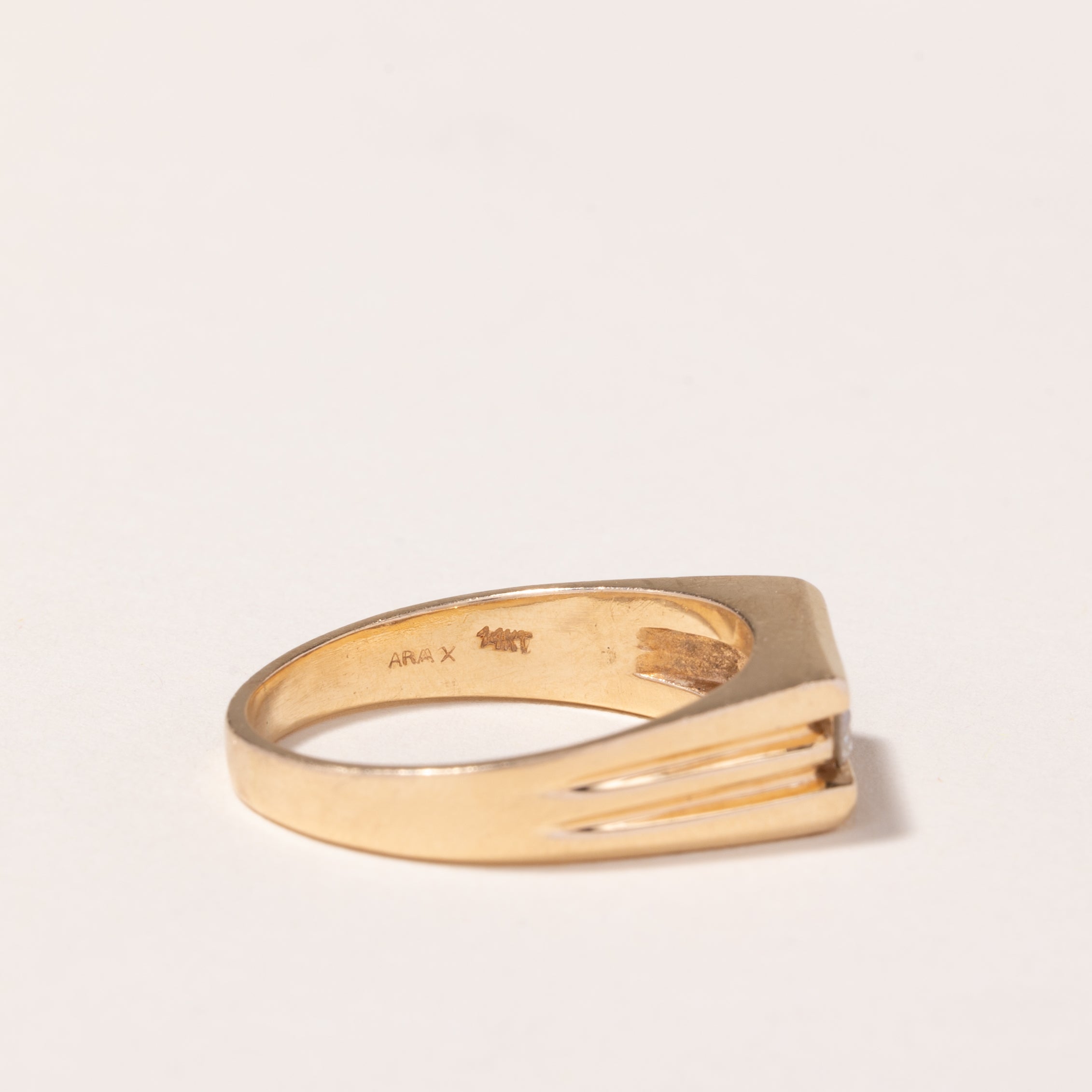 14k Yellow Gold Diamond Ring | 0.47ctw | SZ 12