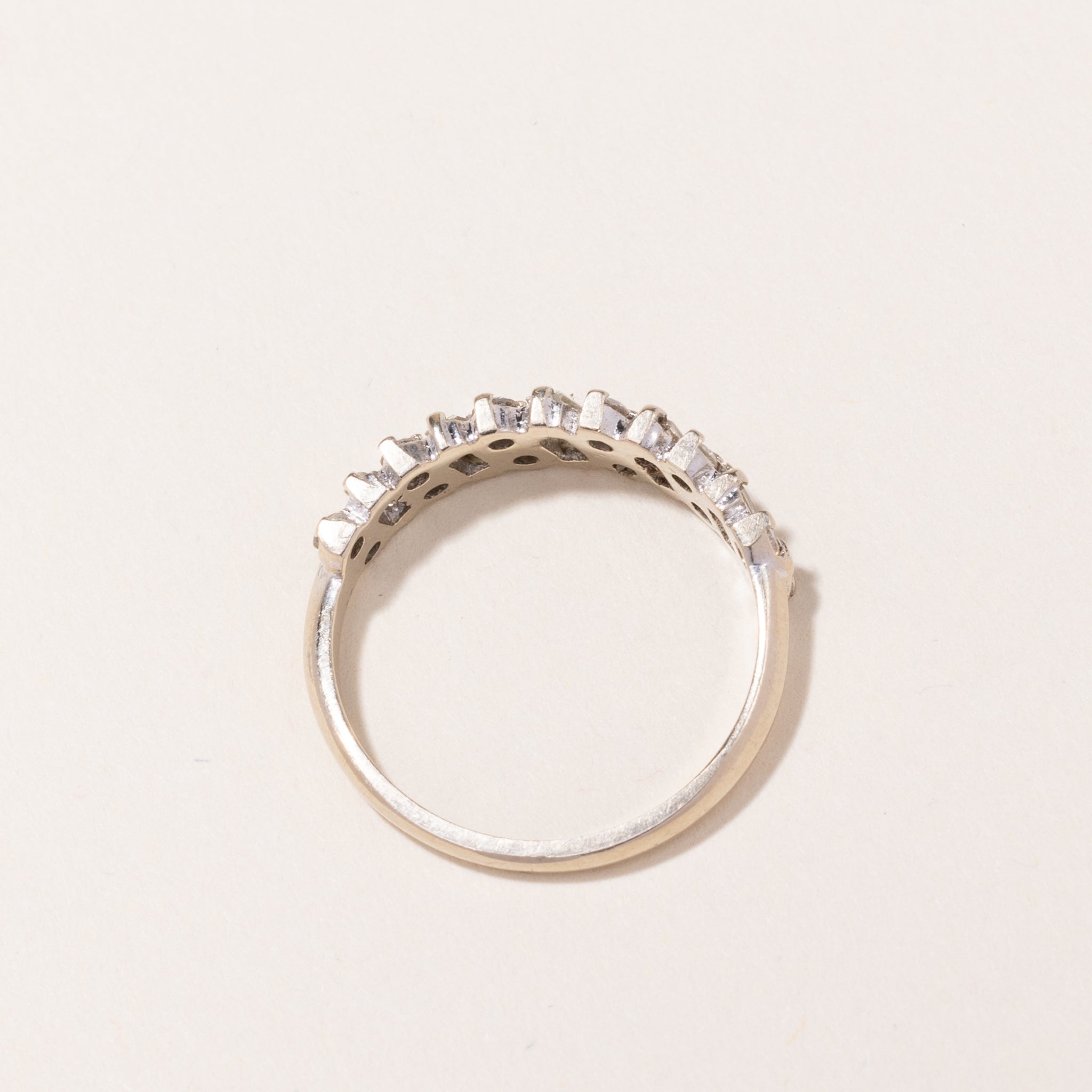 18k White Gold Diamond Ring | 0.70ctw | SZ 7.25