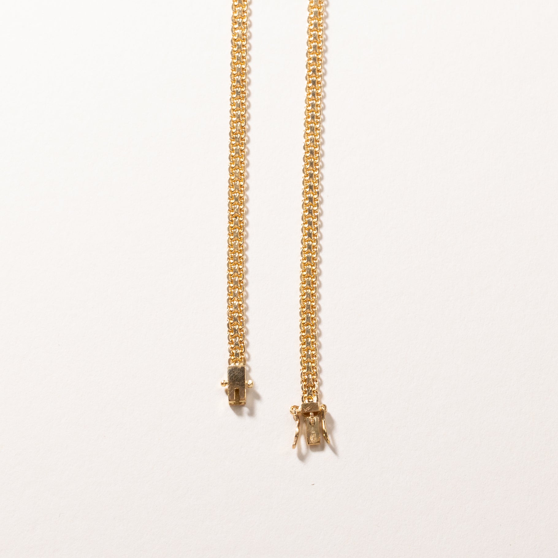 18k Yellow Gold Diamond Necklace | 0.83ctw | 16.5"