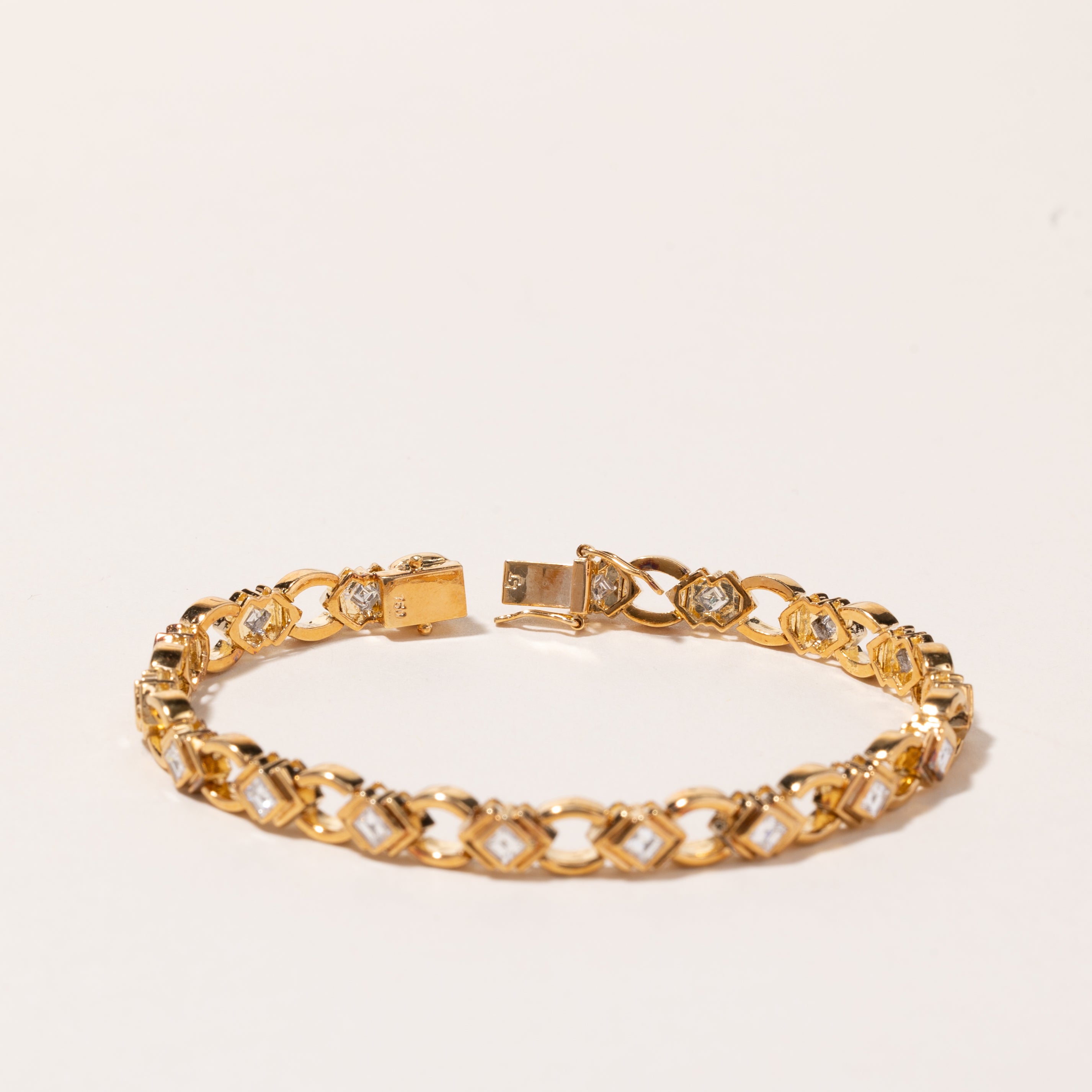 18k Yellow Gold Diamond Bracelet | 2.04ctw | 6.5"