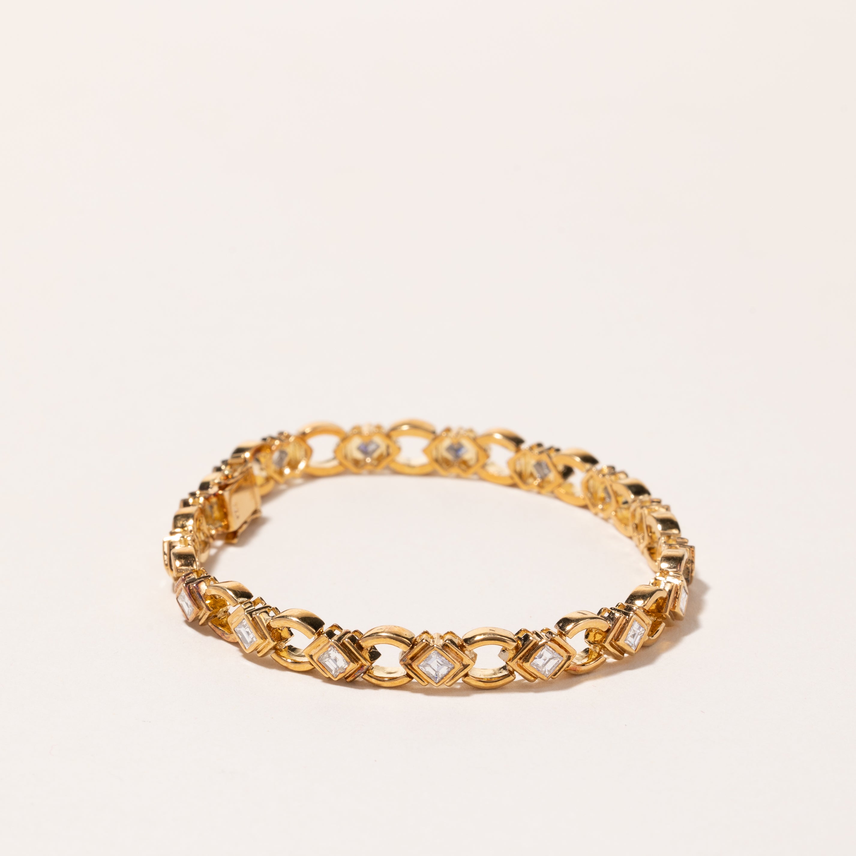 18k Yellow Gold Diamond Bracelet | 2.04ctw | 6.5"