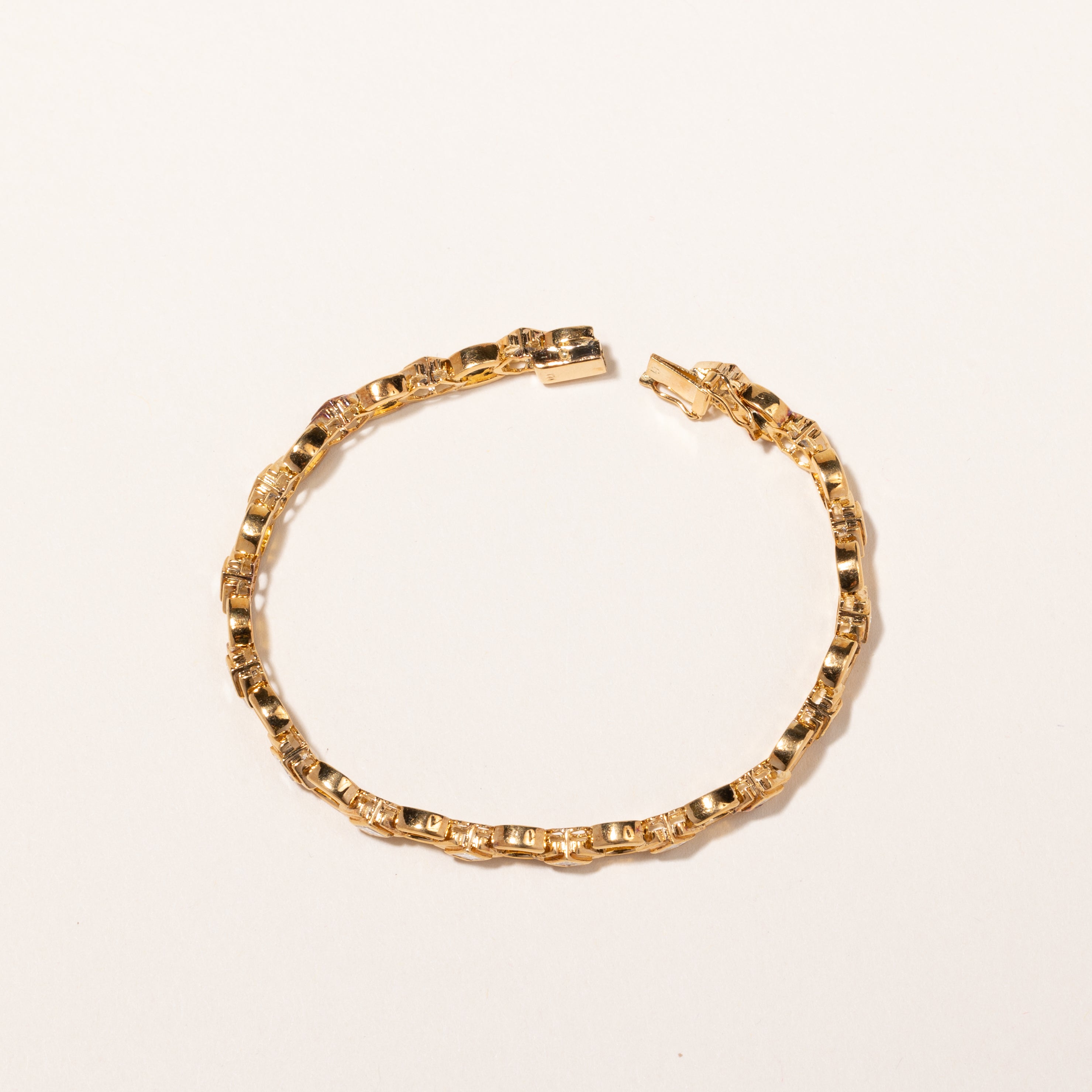 18k Yellow Gold Diamond Bracelet | 2.04ctw | 6.5"
