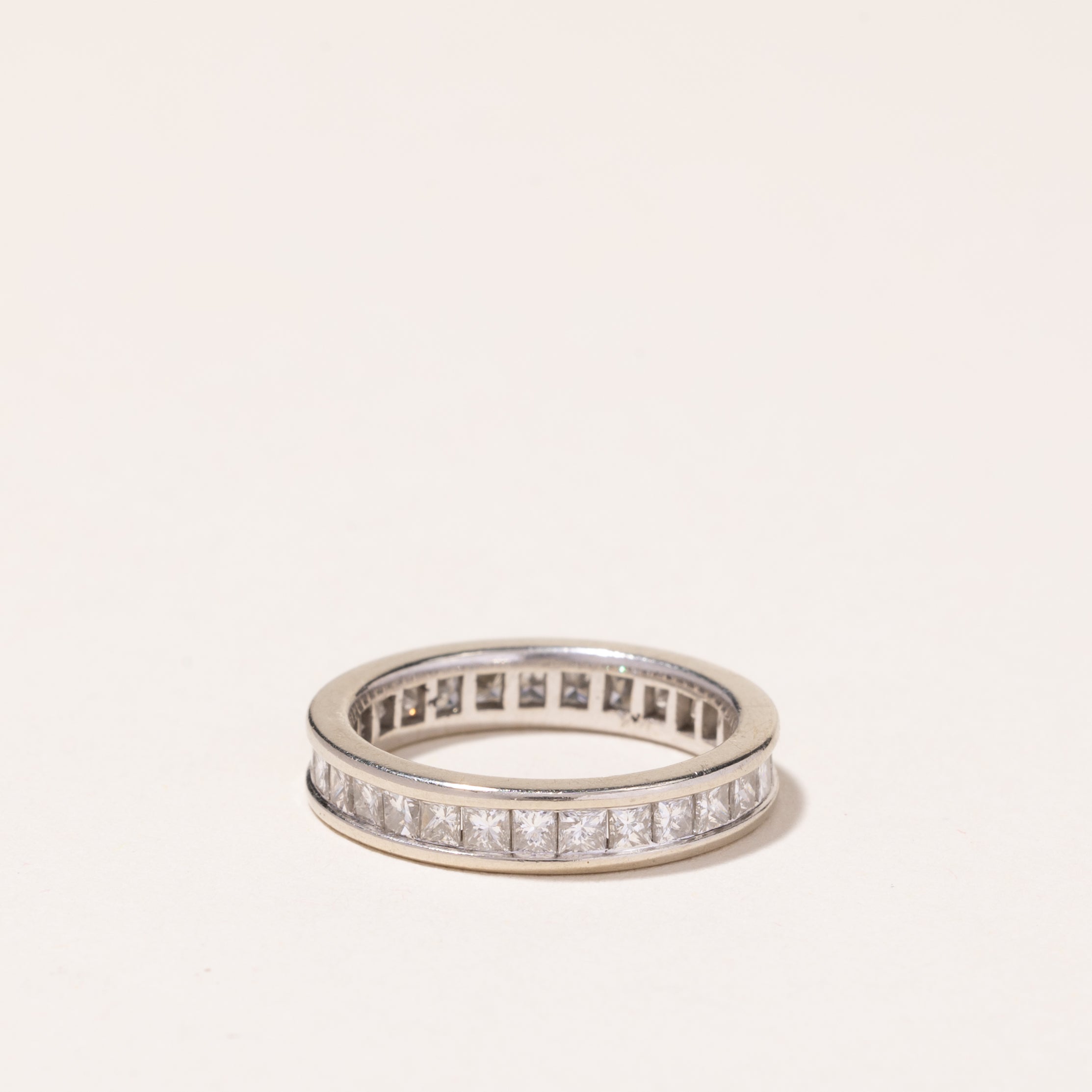 14k White Gold Diamond Eternity Ring | 1.51ctw | SZ 5