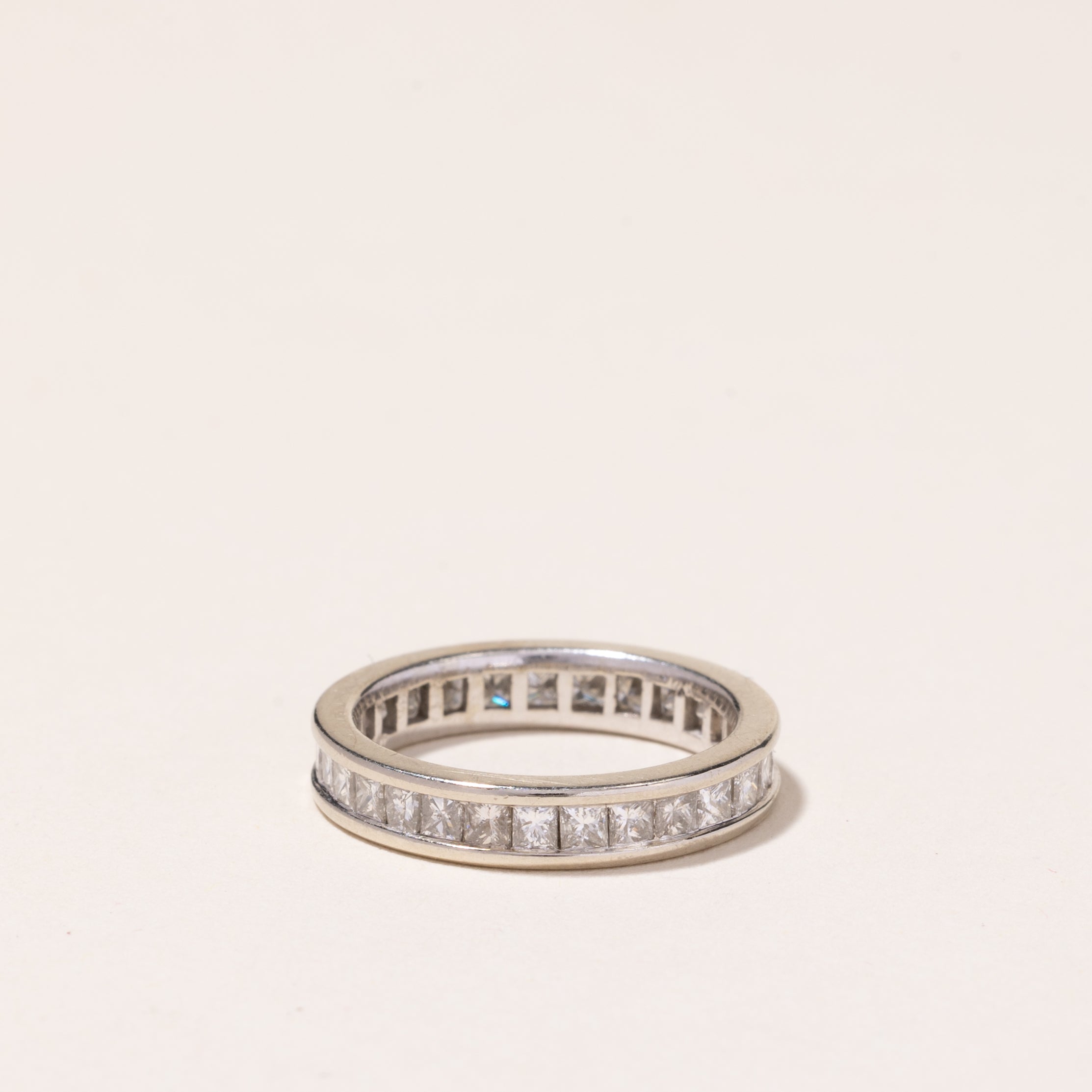 14k White Gold Diamond Eternity Ring | 1.51ctw | SZ 5