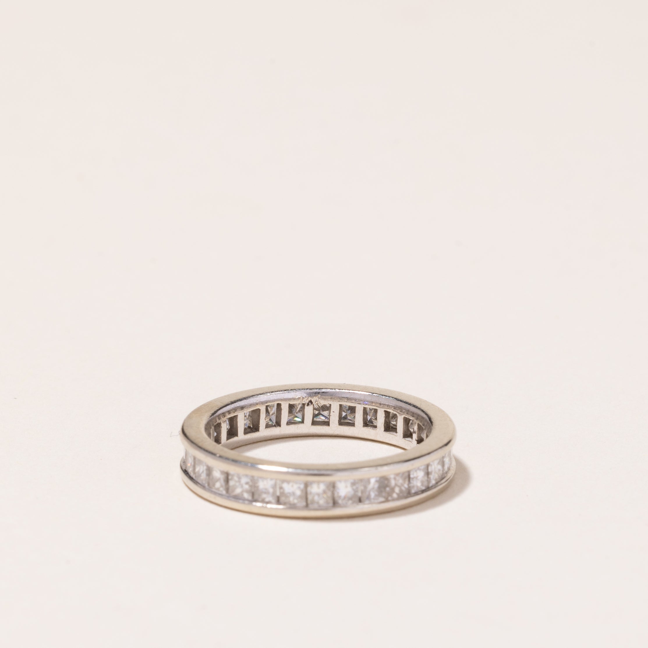 14k White Gold Diamond Eternity Ring | 1.51ctw | SZ 5