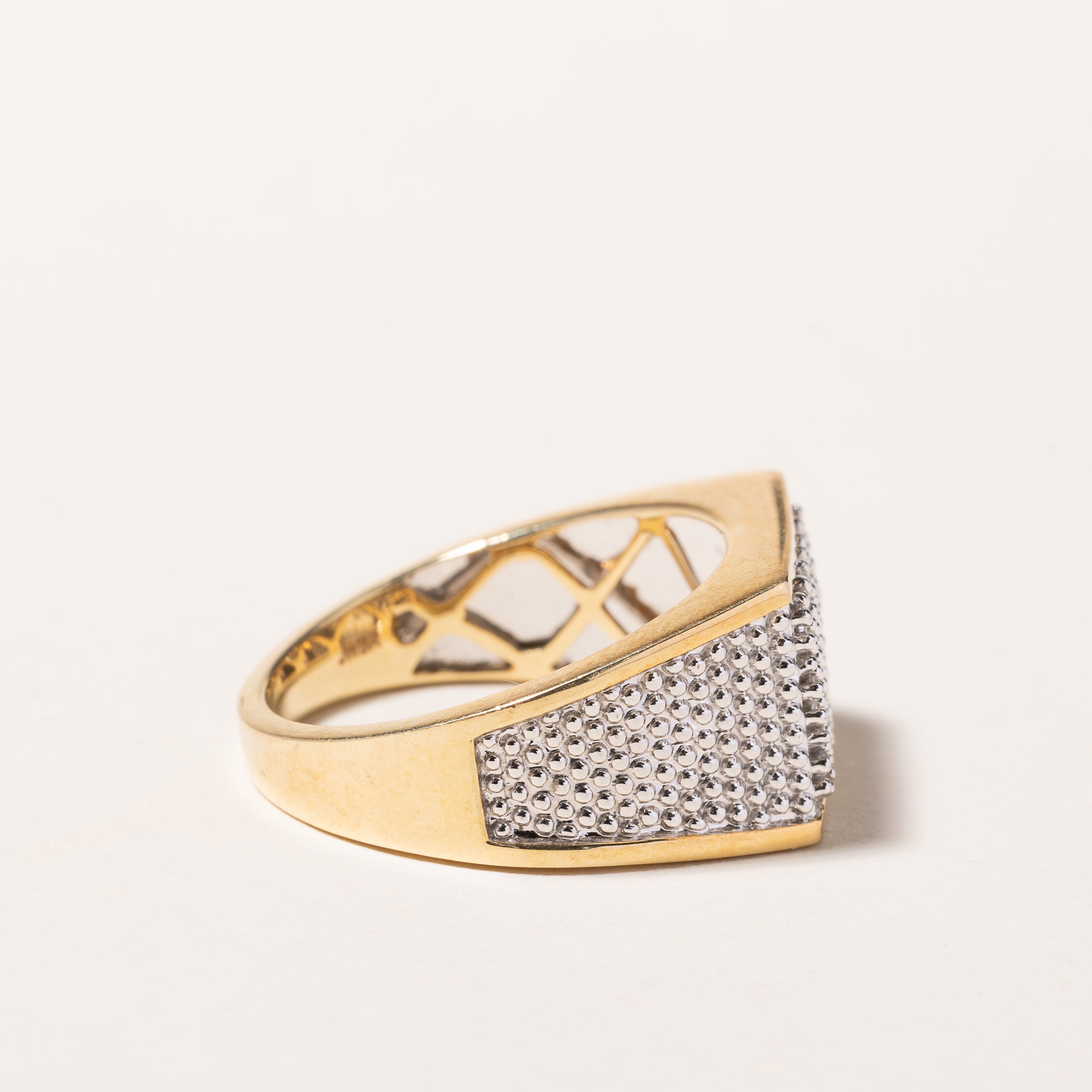 10k Yellow Gold Diamond Ring | 0.70ctw | SZ 10.25
