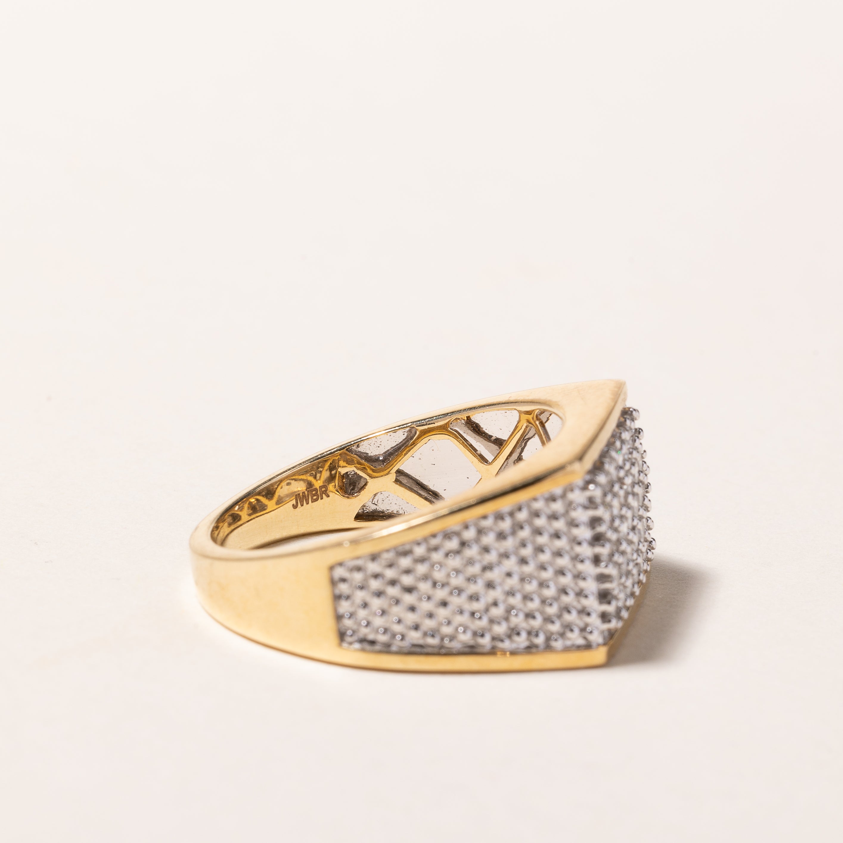 10k Yellow Gold Diamond Ring | 0.70ctw | SZ 10.25