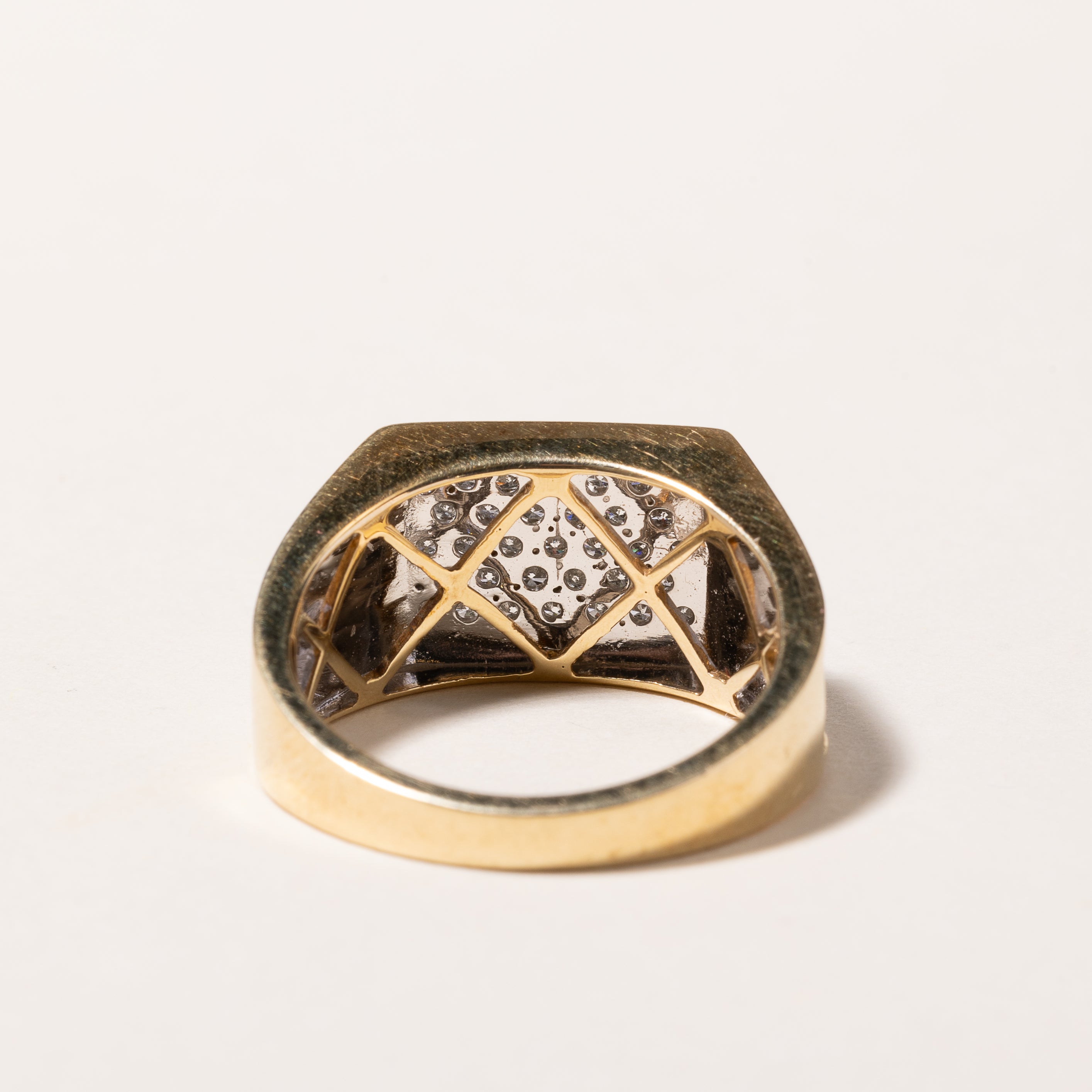 10k Yellow Gold Diamond Ring | 0.70ctw | SZ 10.25