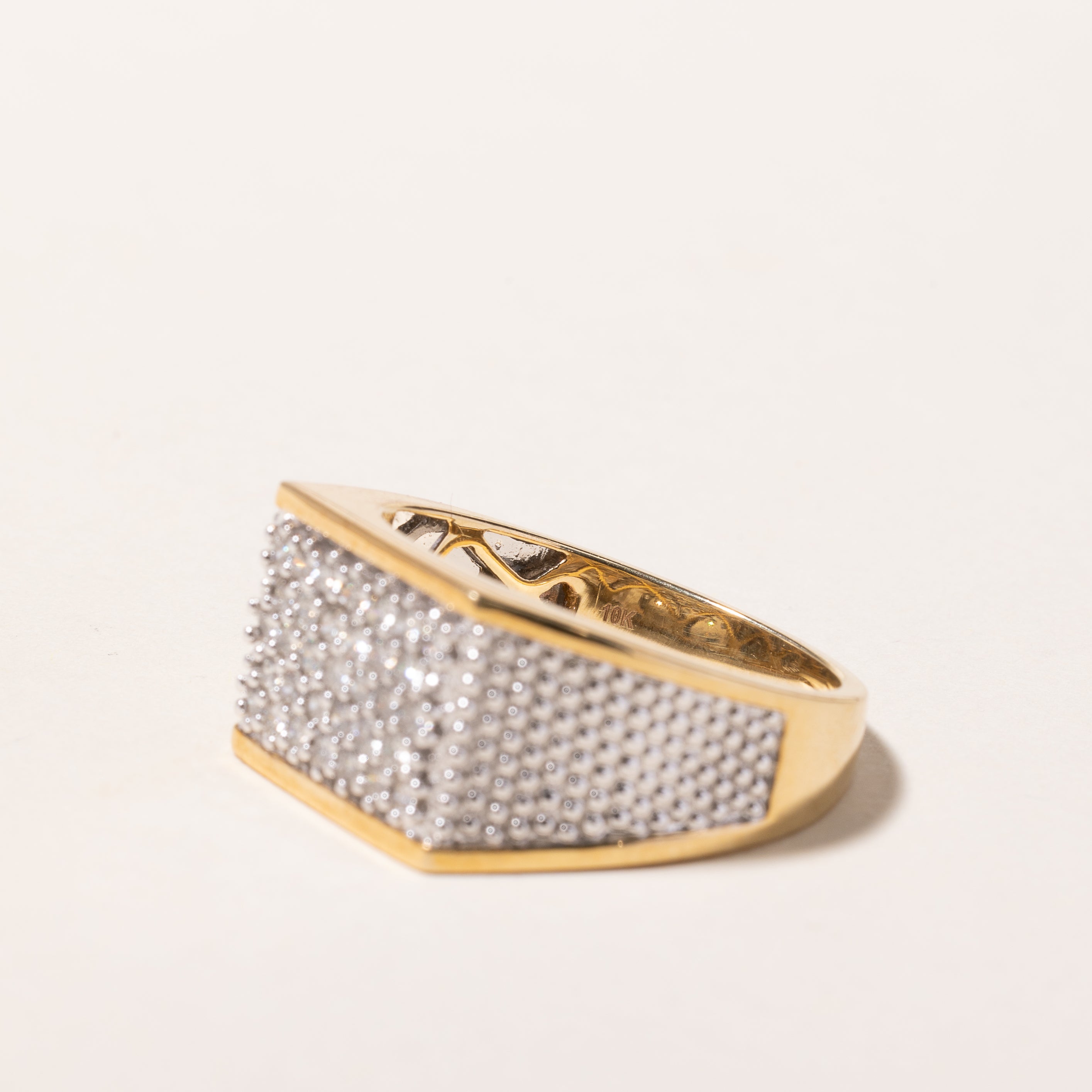 10k Yellow Gold Diamond Ring | 0.70ctw | SZ 10.25