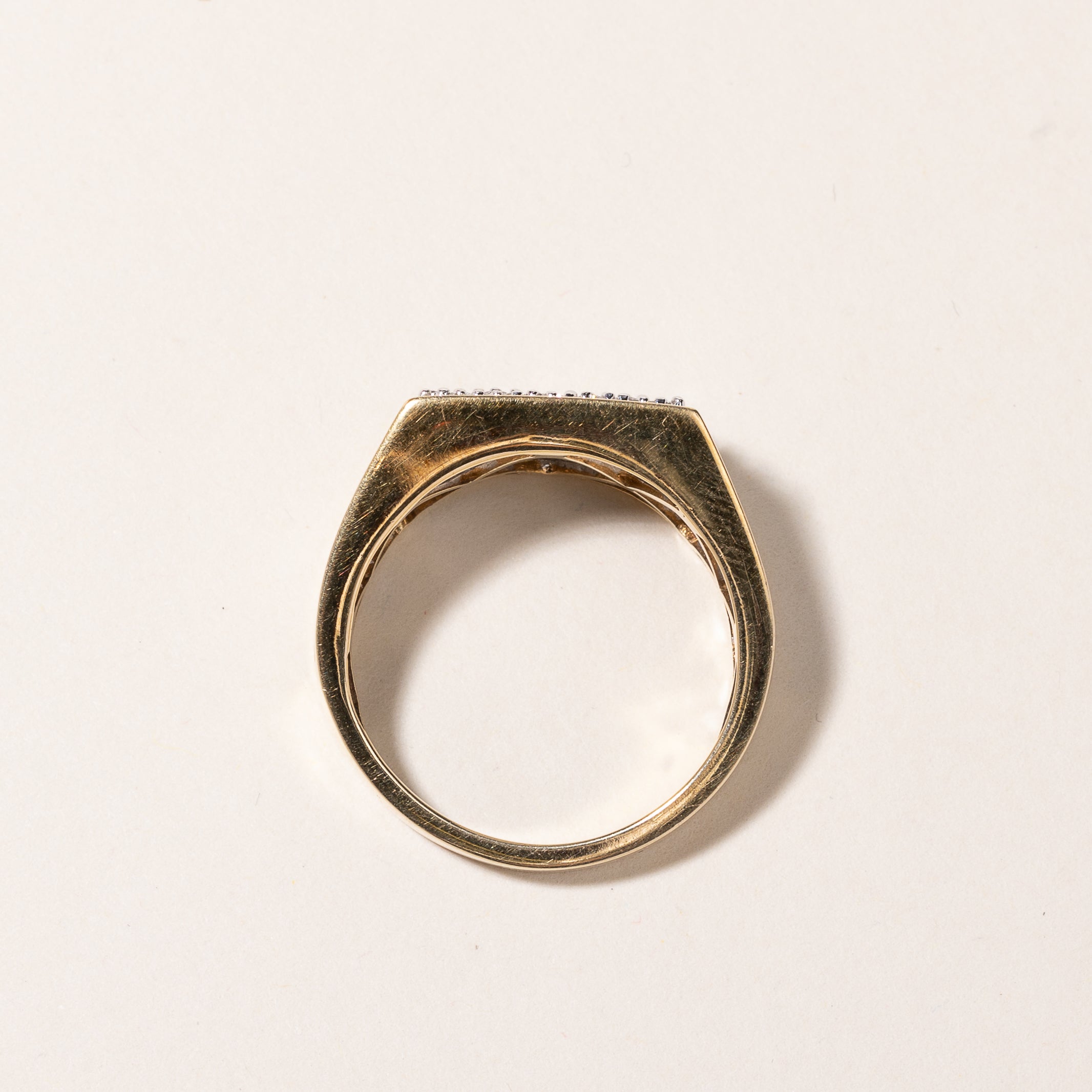 10k Yellow Gold Diamond Ring | 0.70ctw | SZ 10.25